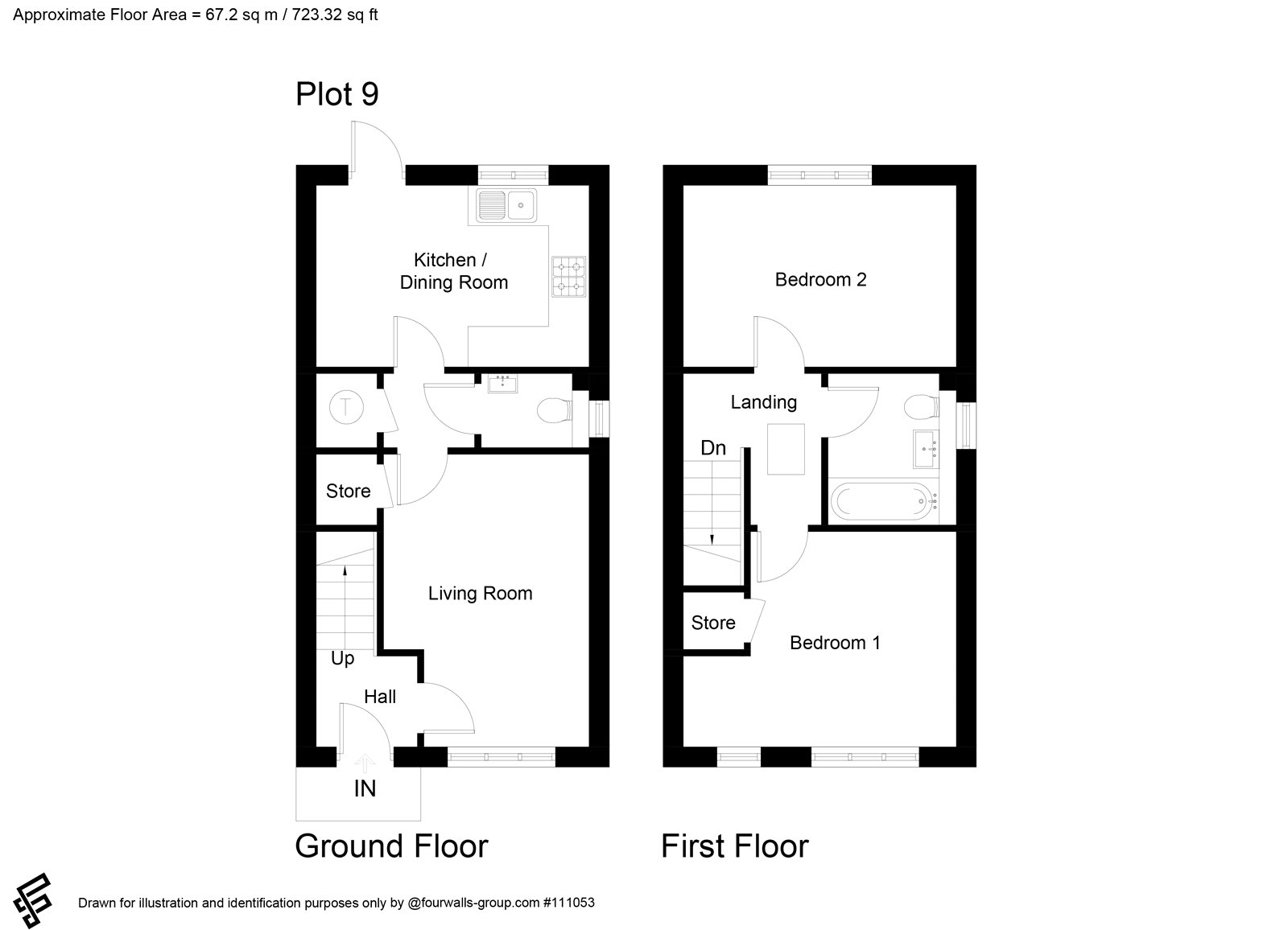 9, Ceres Place, Childswickham floorplan