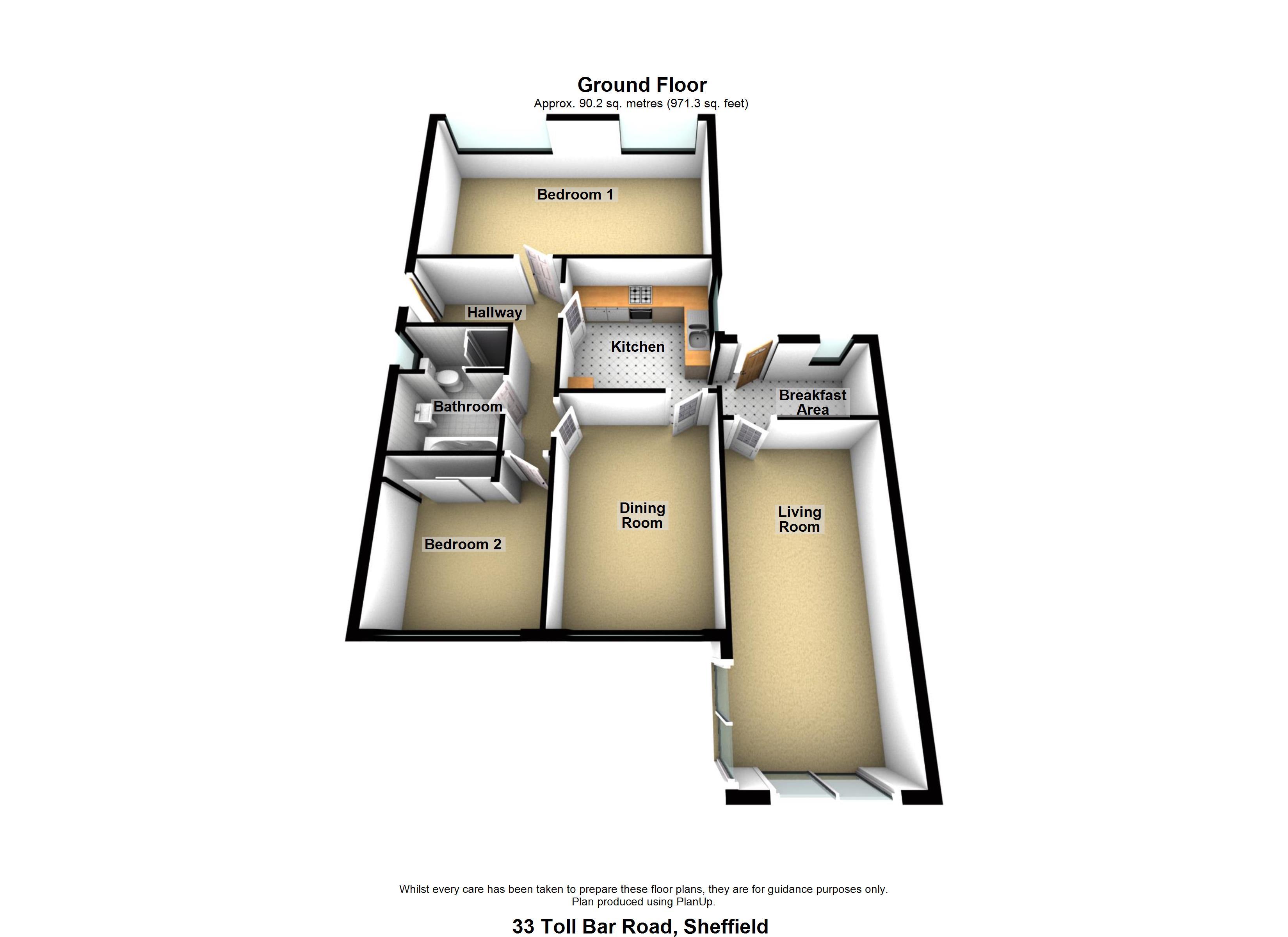 2 Bedrooms Detached bungalow for sale in Toll Bar Road, Sheffield S12