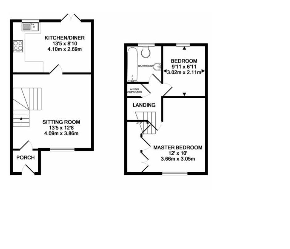 2 Bedrooms Terraced house to rent in Chapel Meadow, Tring HP23