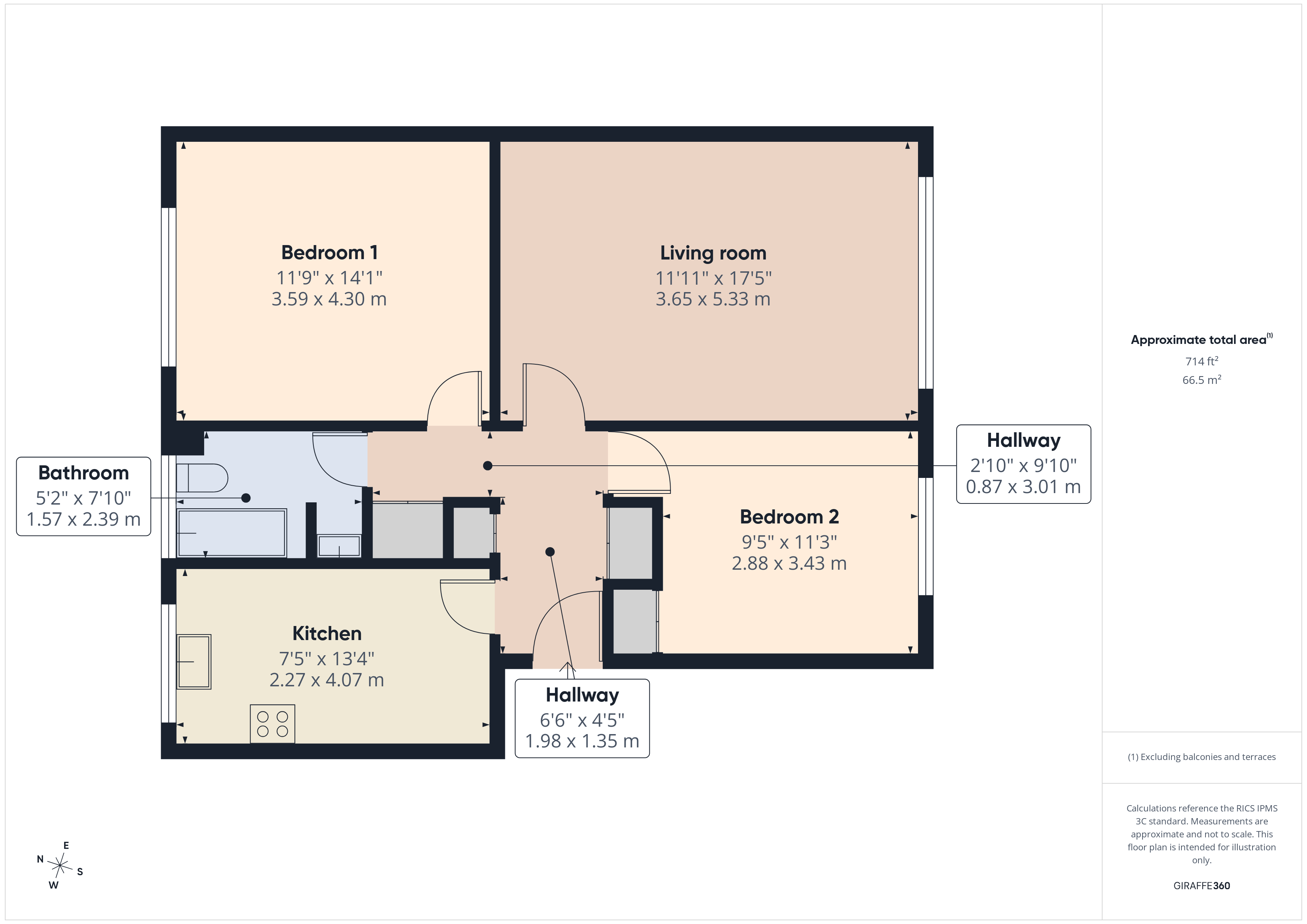 Withdean Rise, Brighton floorplan