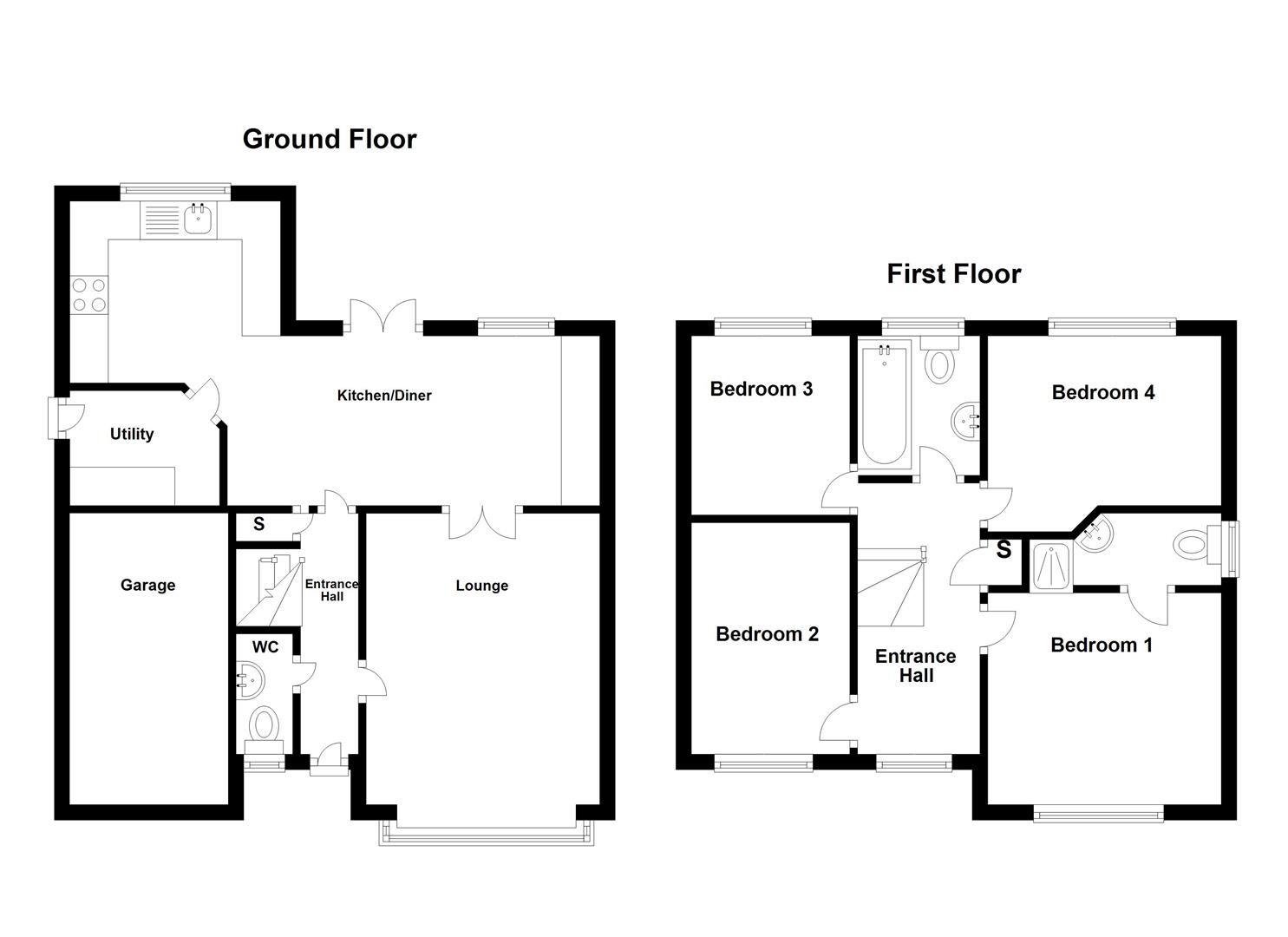 PenYBont Walk, Knypersley, StokeOnTrent ST8, 4 bedroom detached