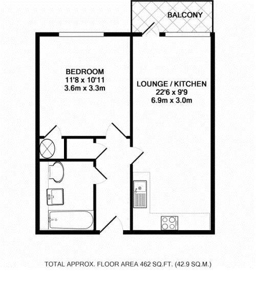 1 Bedrooms Flat for sale in Guildford Road, Woking, Surrey GU22