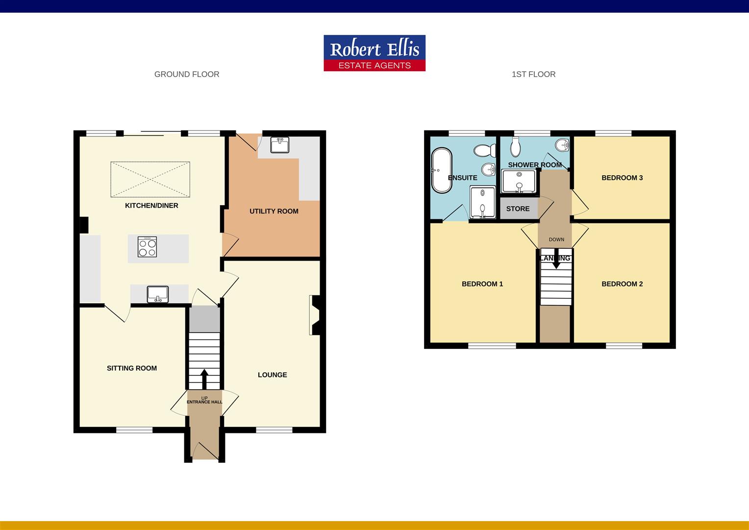 11, The Field, Heanor floorplan