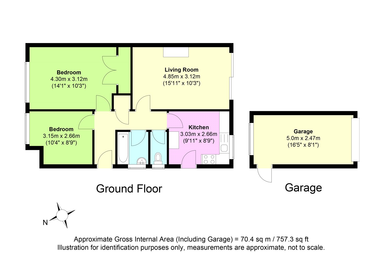 30, Test Road, Lancing floorplan