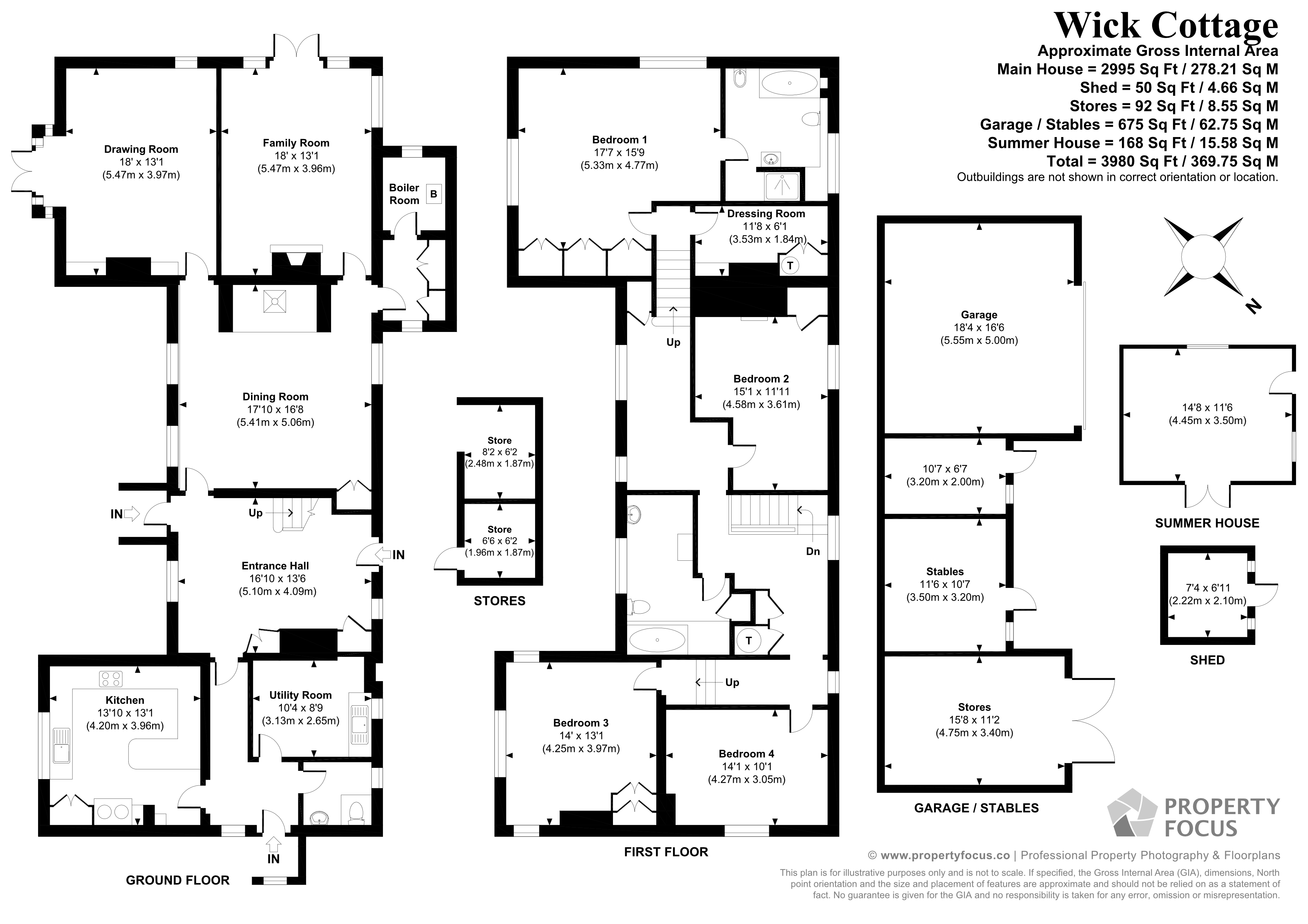 Wick Cottage,, Wick Lane, Salisbury floorplan