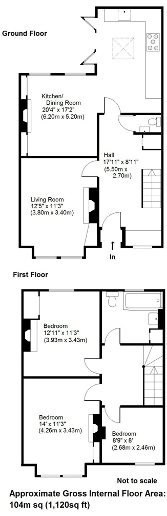 3 Bedrooms End terrace house to rent in Holstein Avenue, Weybridge, Surrey KT13