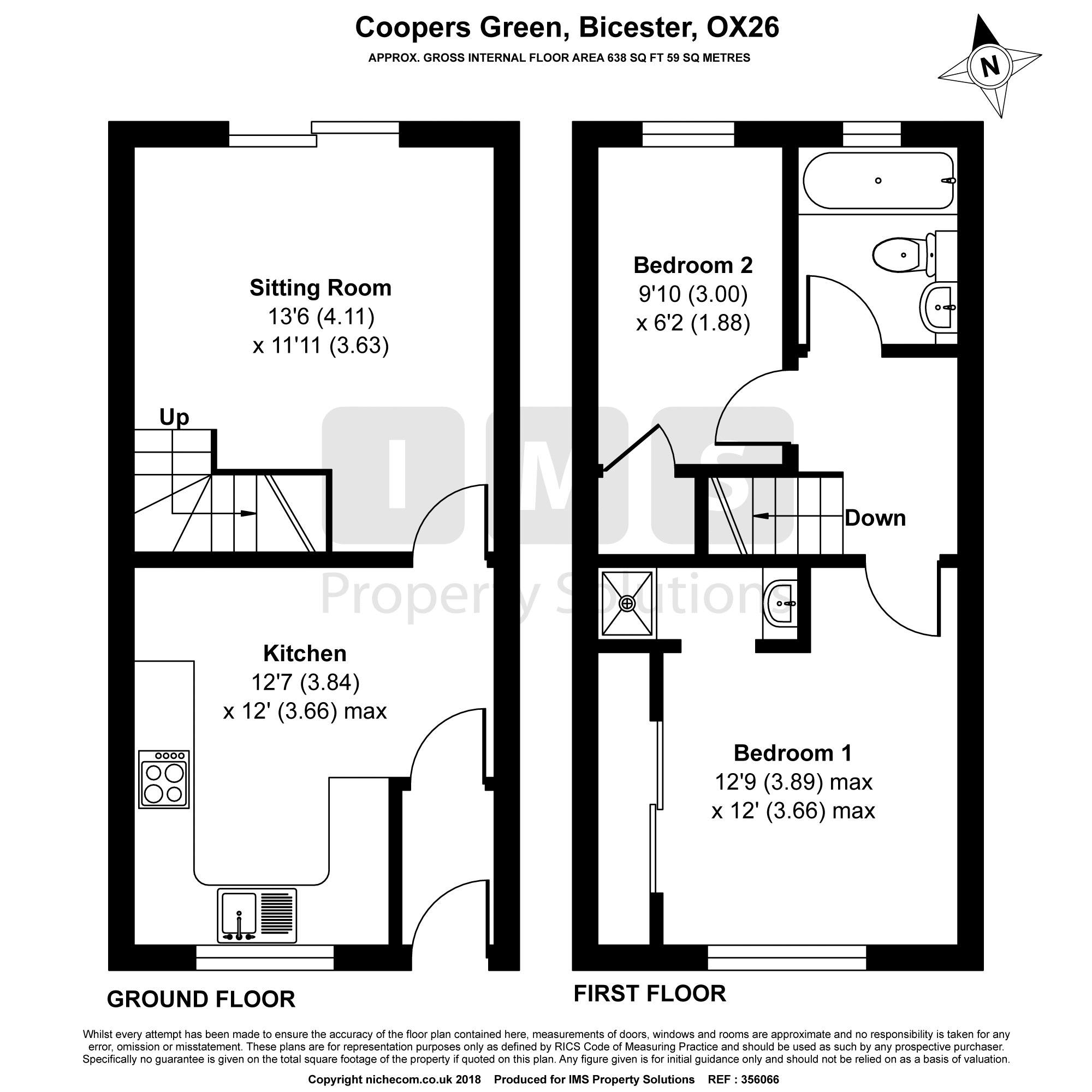 2 Bedrooms  to rent in Coopers Green, Bicester OX26