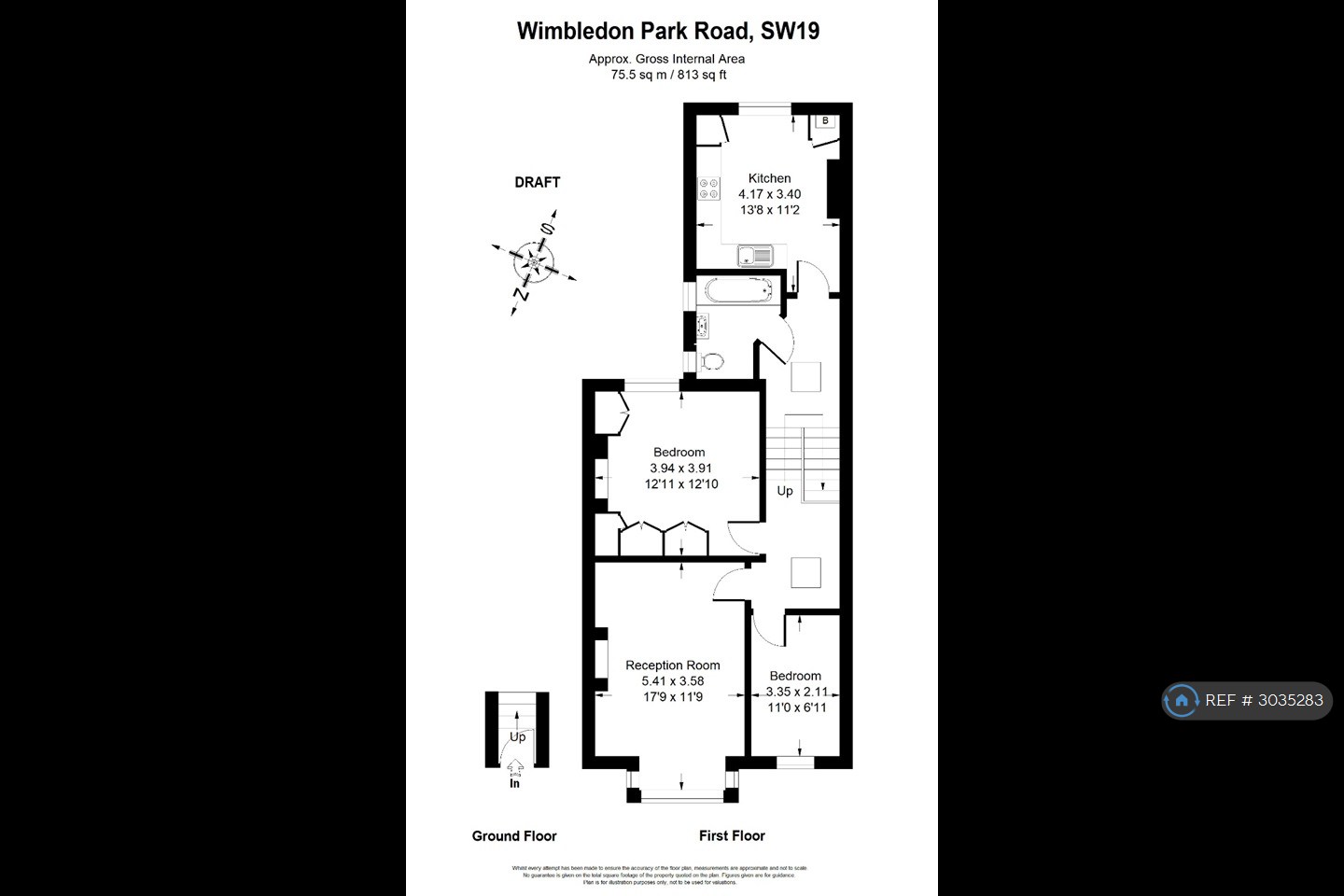 Wimbledon Park Road, Southfields, London floorplan