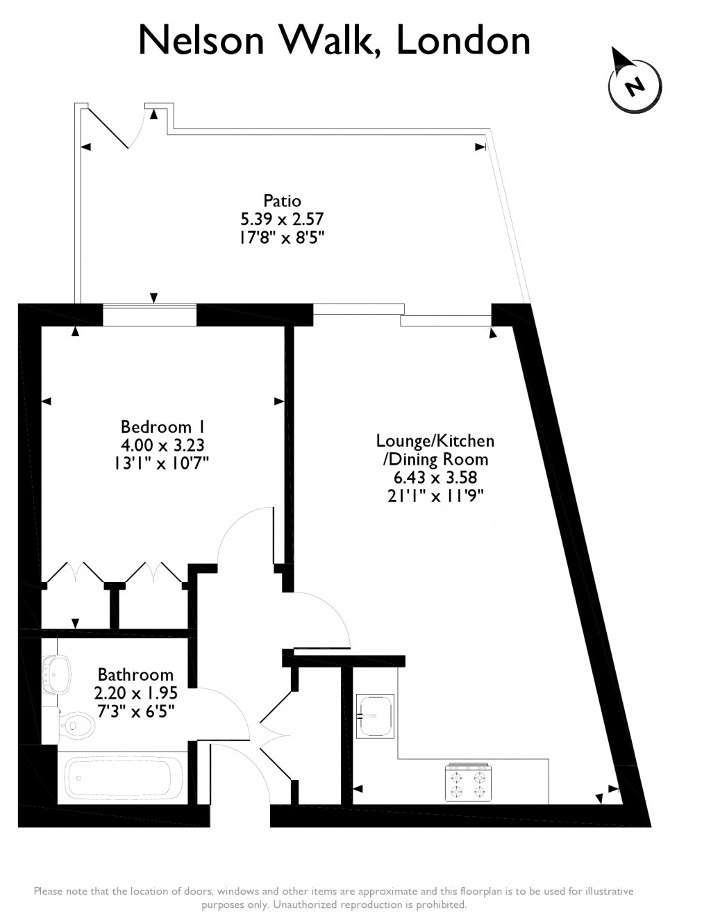 1 Bedrooms Flat for sale in London E3