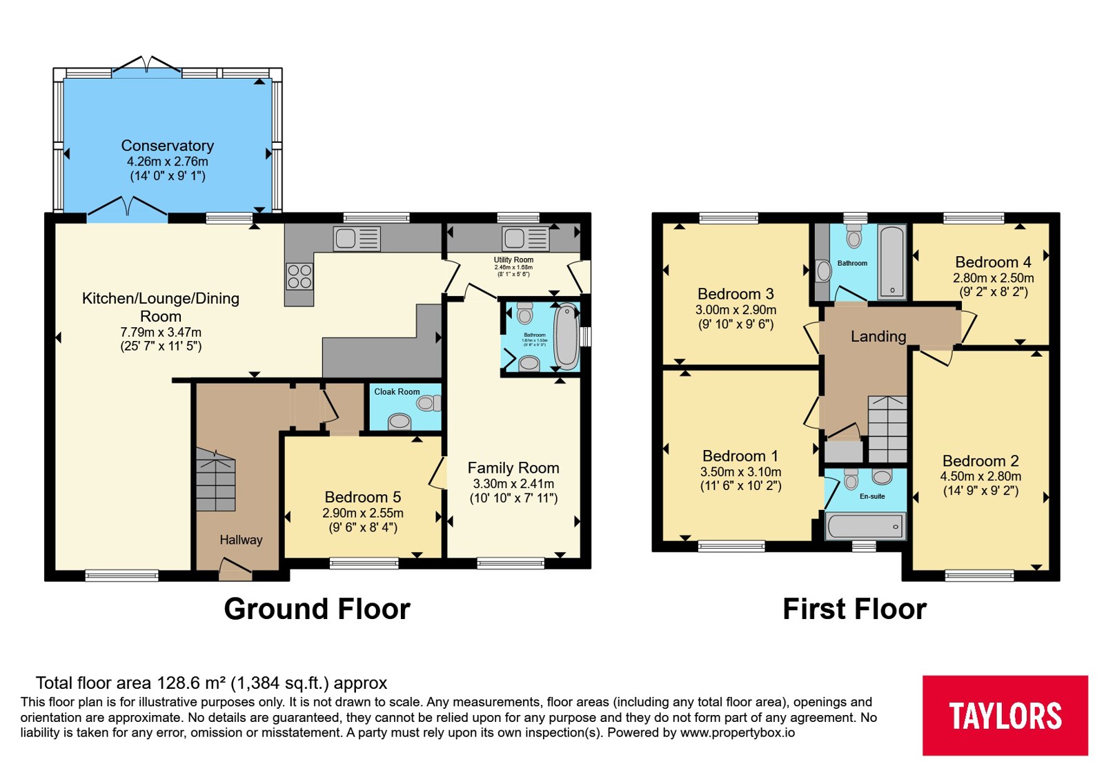 127, Lascelles Drive, Cardiff floorplan