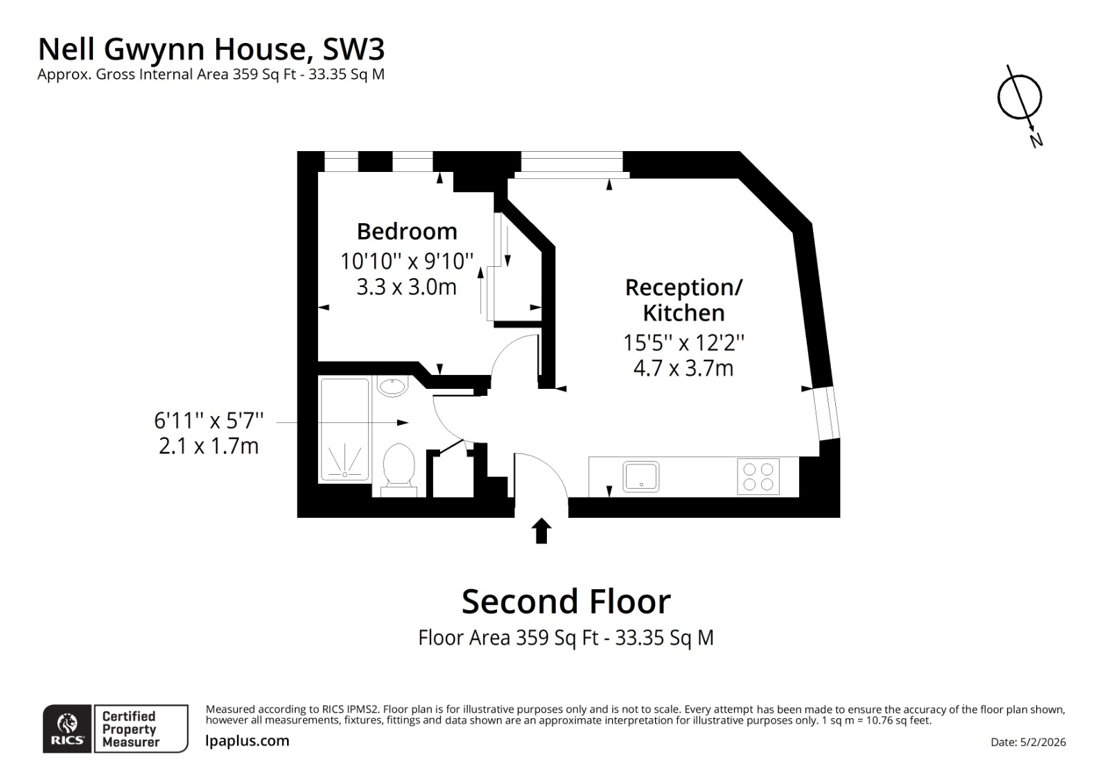Nell Gwynn House, London floorplan