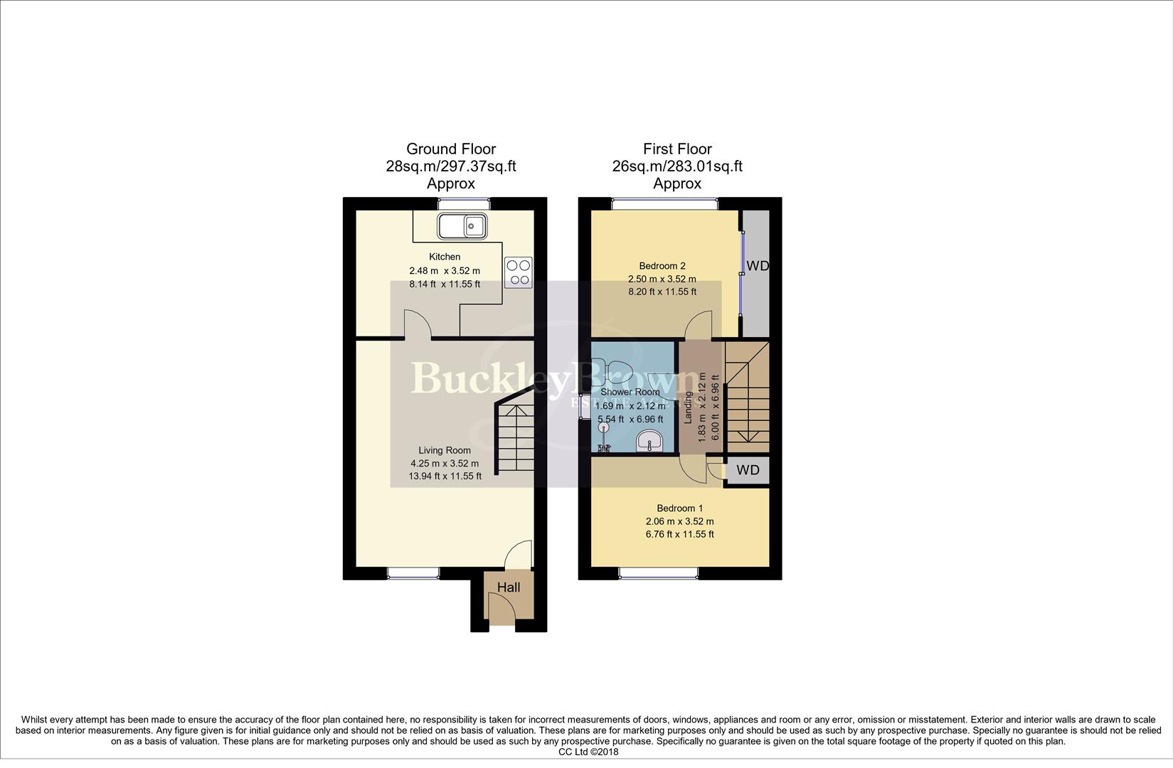 Swalebank Close, Chesterfield floorplan