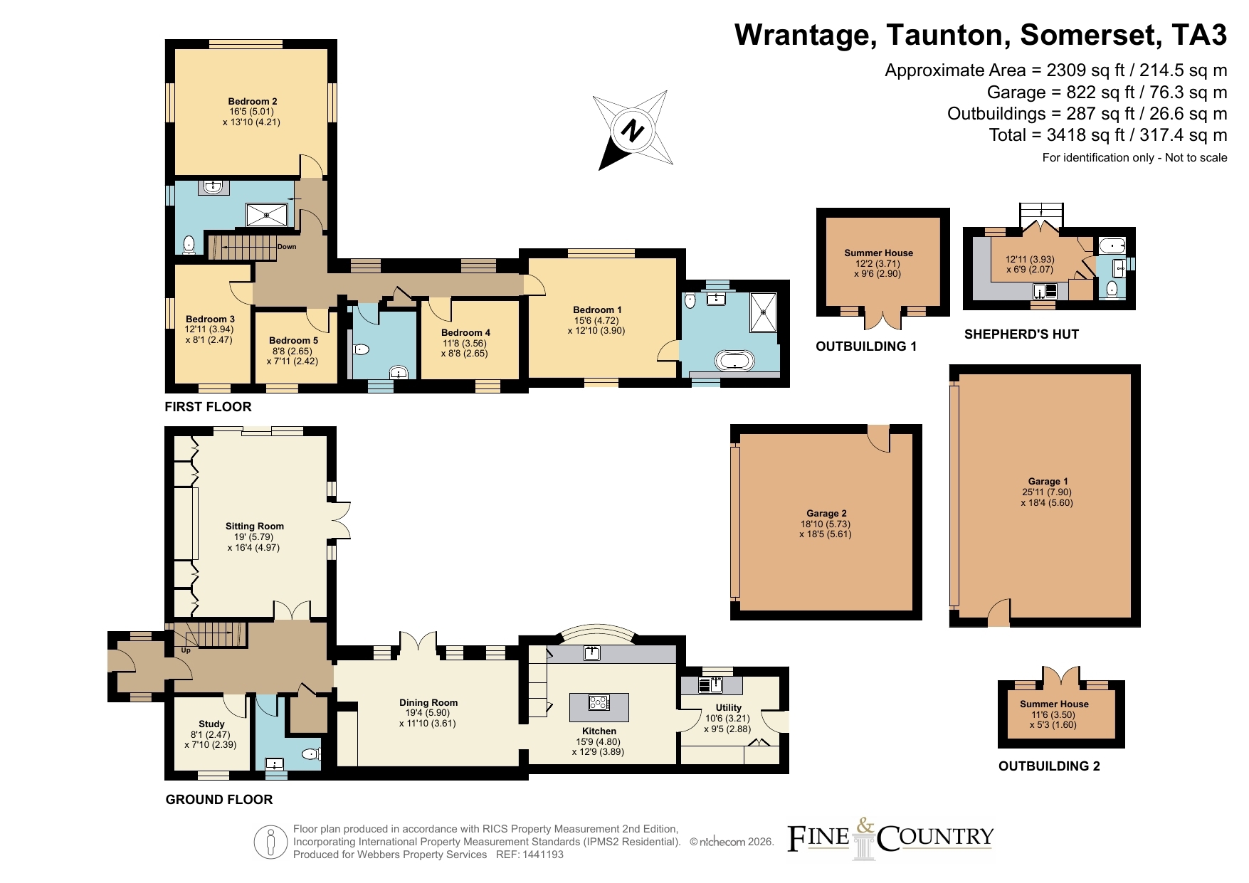 Sanford House,, Wrantage, Somerset floorplan