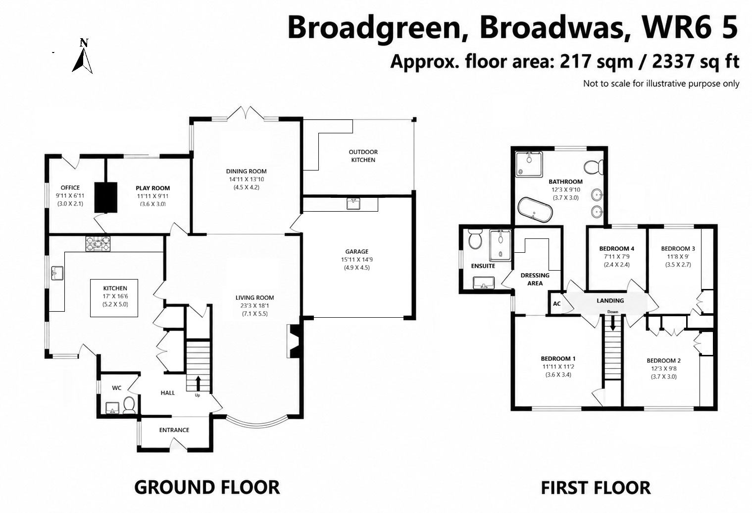 Greystones, Broadgreen, Worcester floorplan