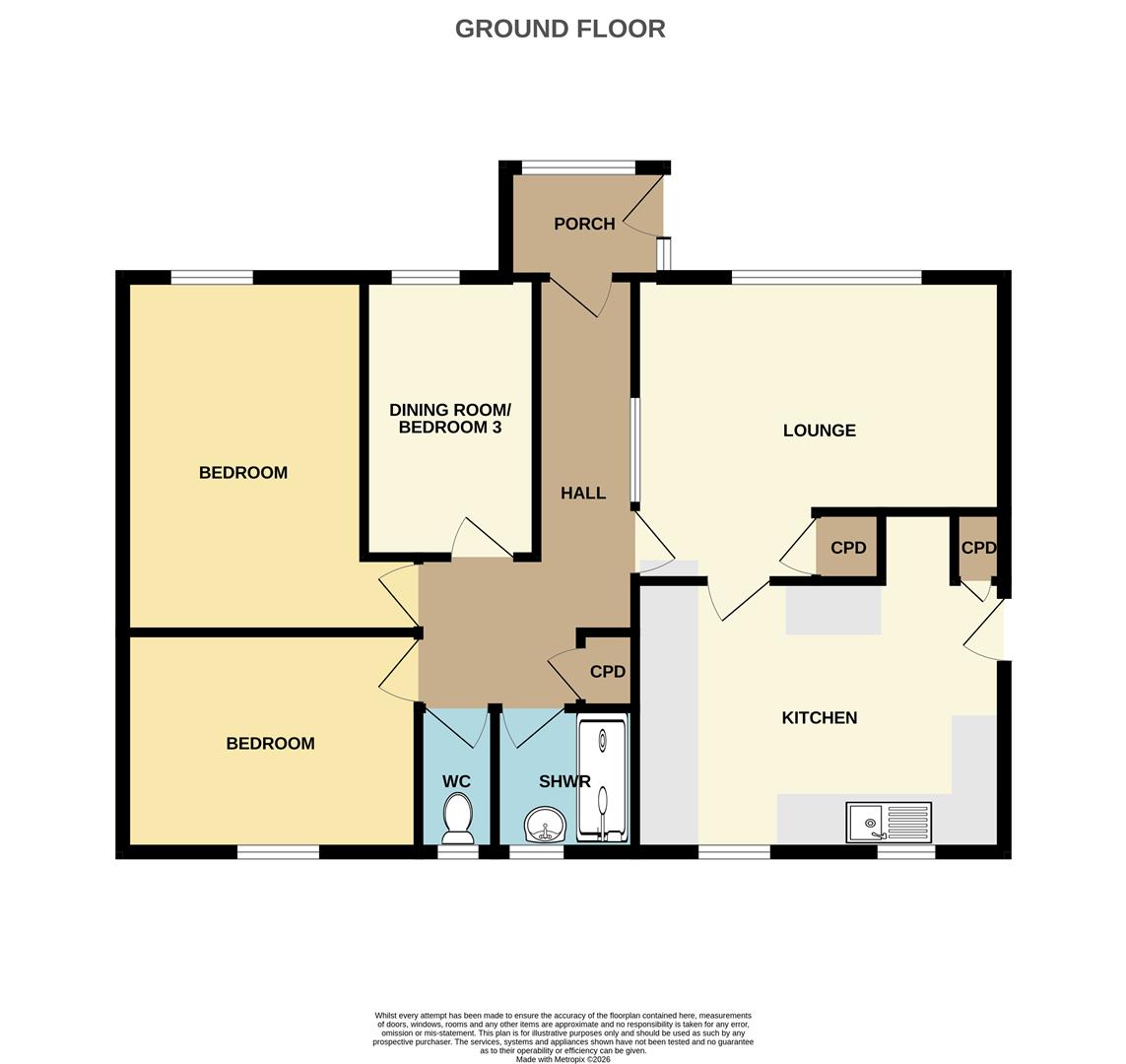 59, Edgcumbe Green, St. Austell floorplan