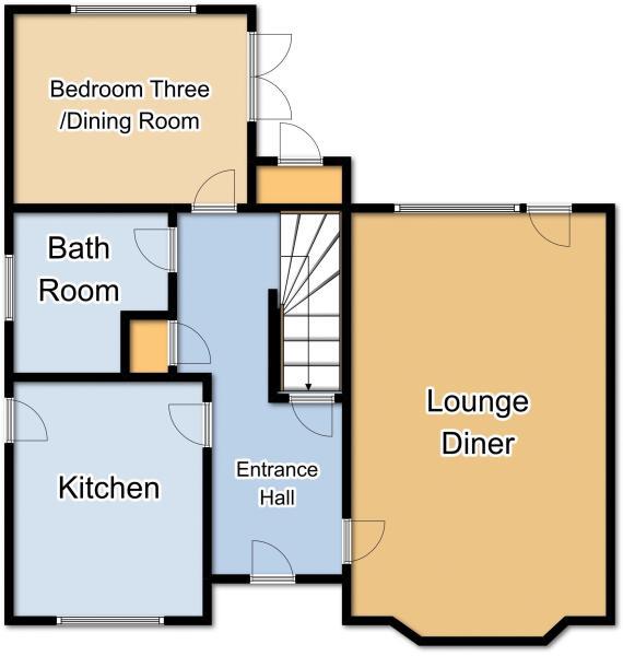 3 Bedrooms Detached bungalow for sale in Malls Bank, Weston Underwood, Ashbourne DE6
