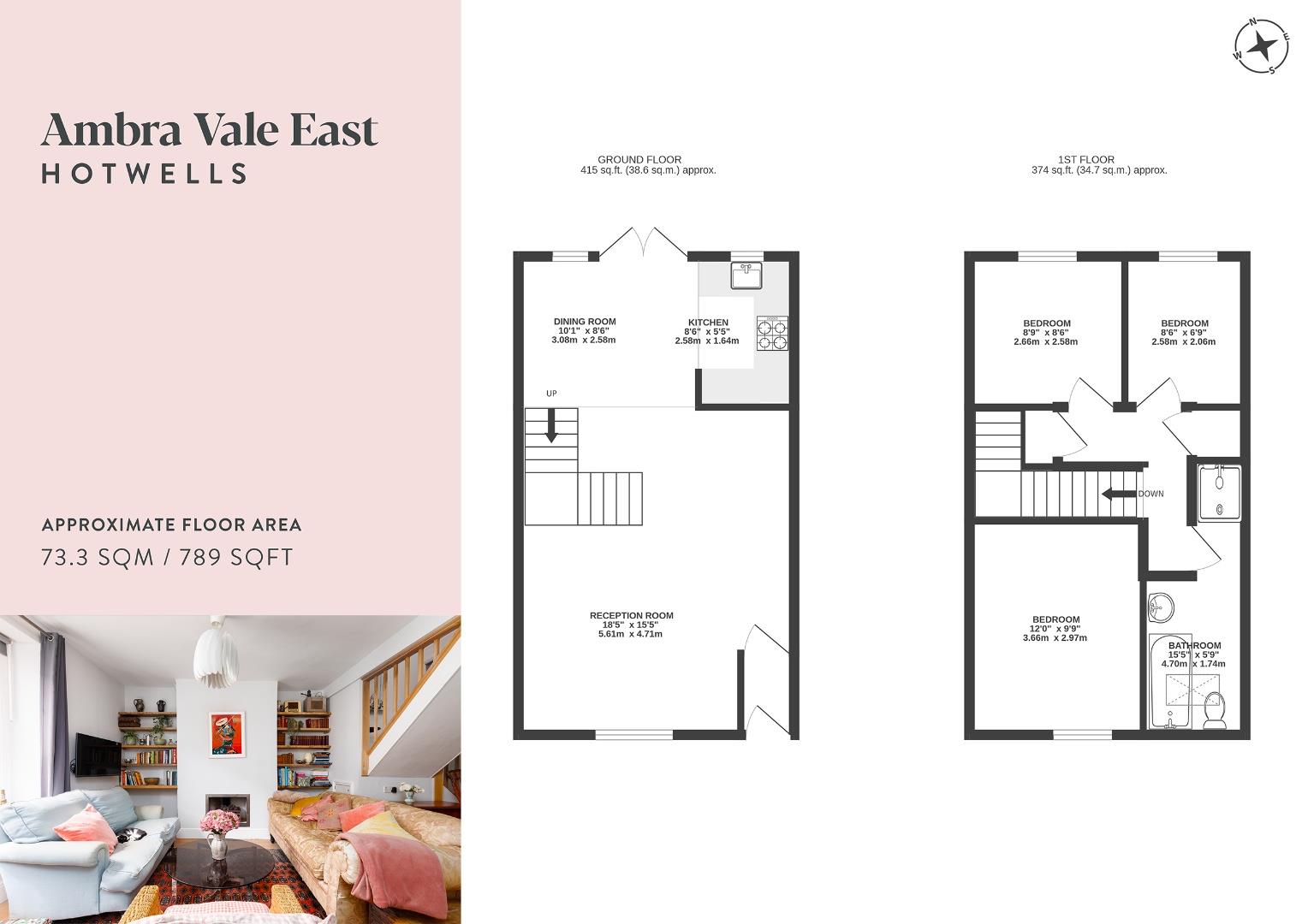 47, Ambra Vale East, Bristol floorplan