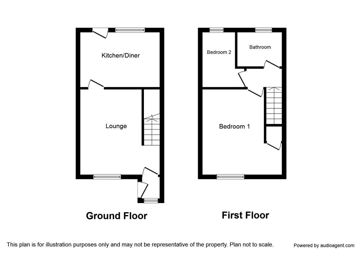 2 Bedrooms Semi-detached house to rent in Rawlinson Lane, Heath Charnock, Chorley PR6