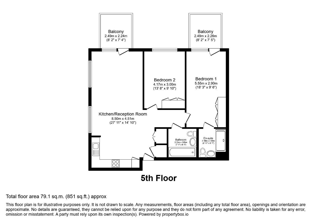 27, Pendant Court, London floorplan
