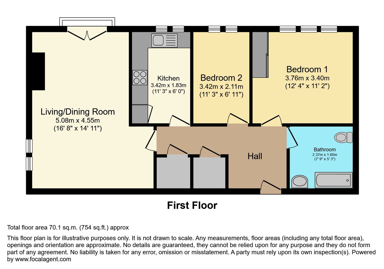 Readman Court, Jasmine Grove, London floorplan