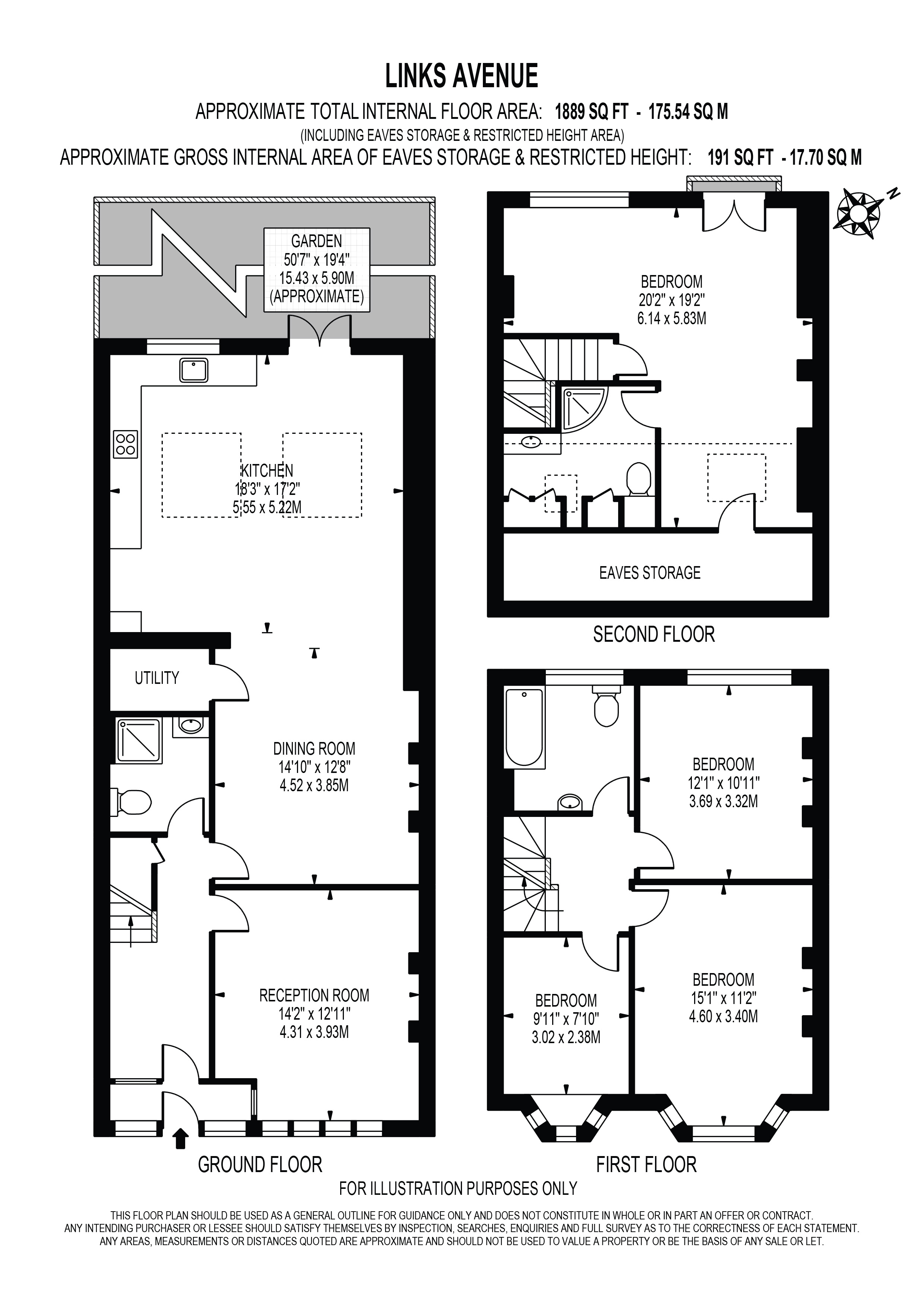 43, Links Avenue, Morden floorplan