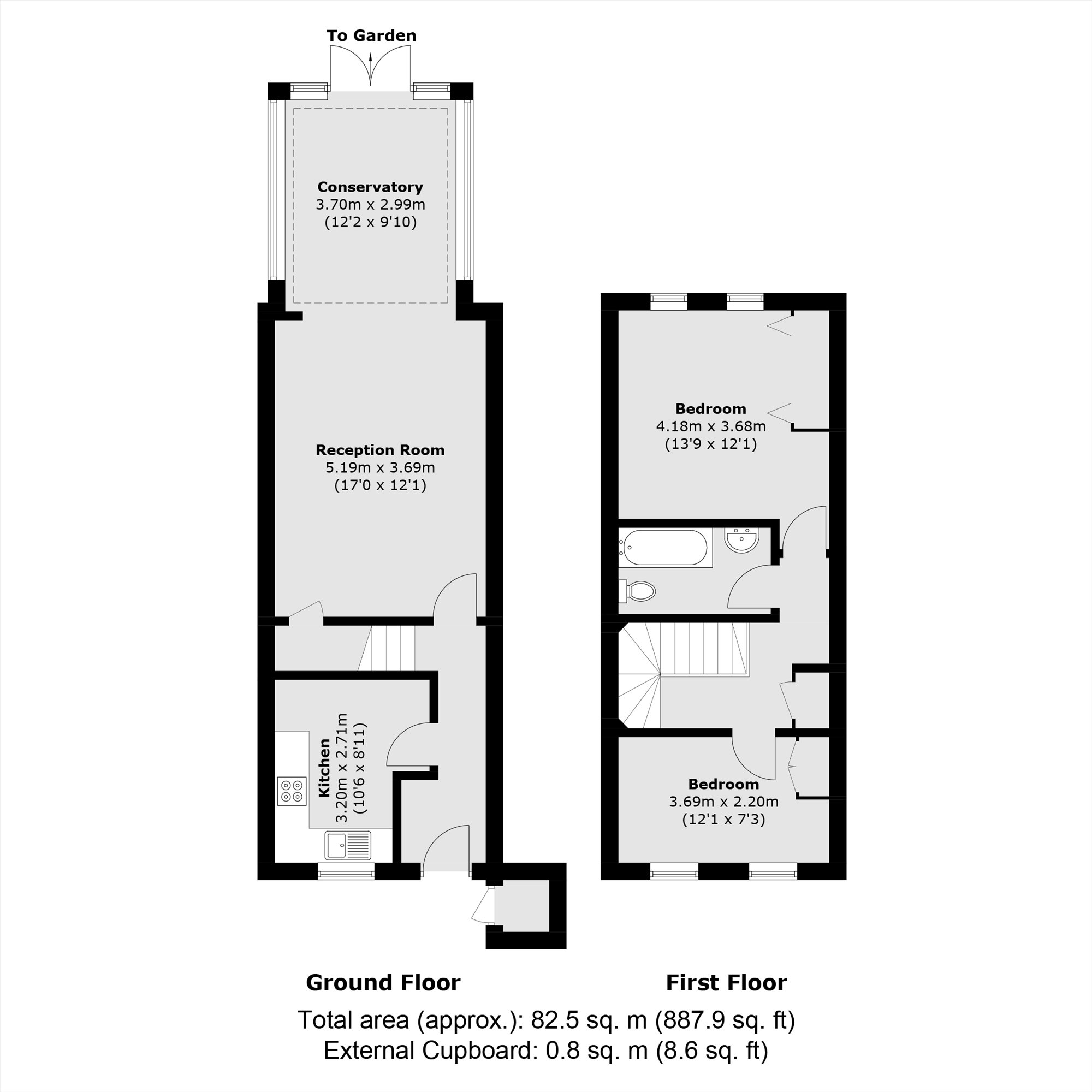 7, Post Lane, Twickenham floorplan