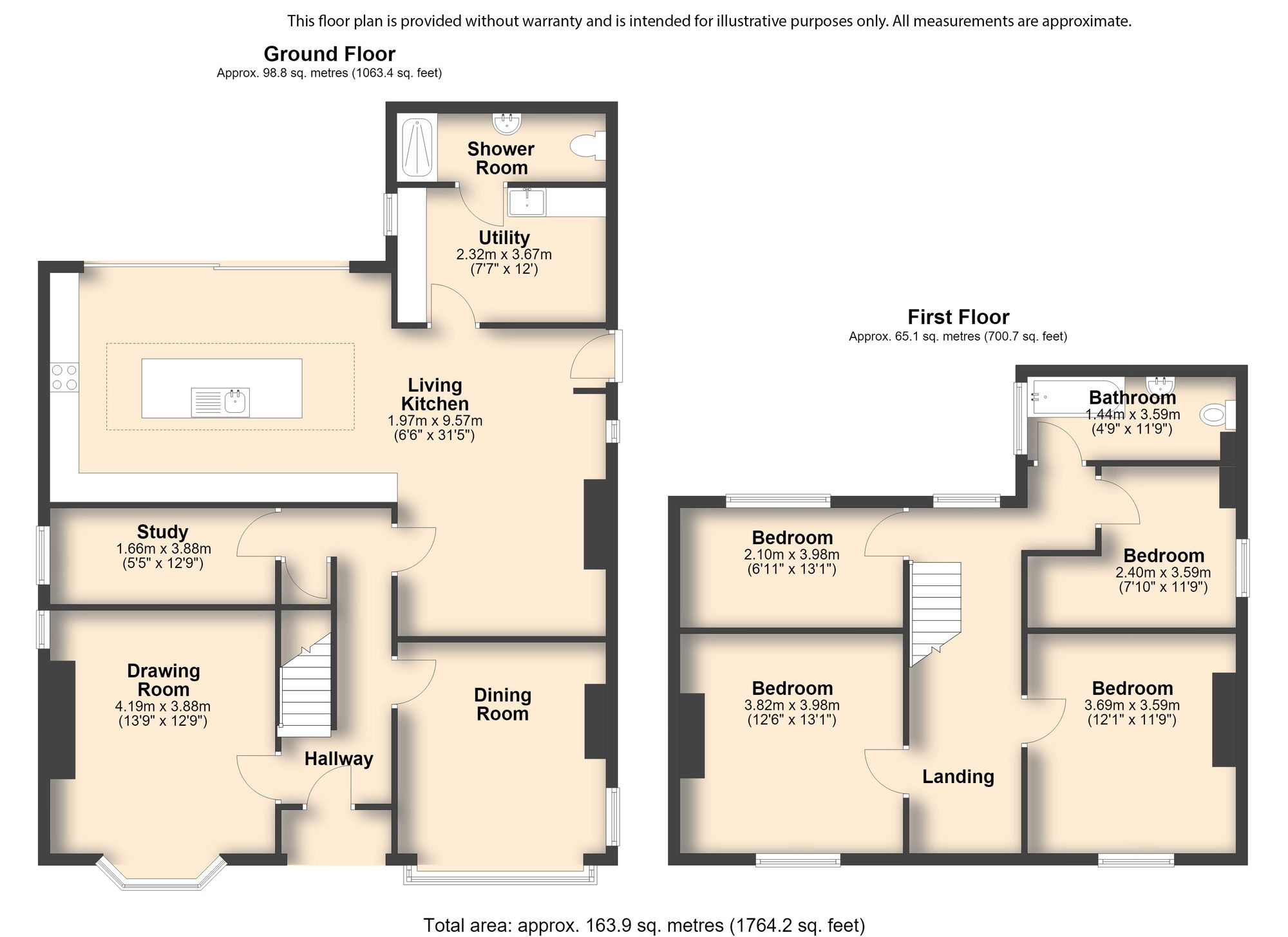Beech Hurst, 52, Top Road, Chesterfield floorplan