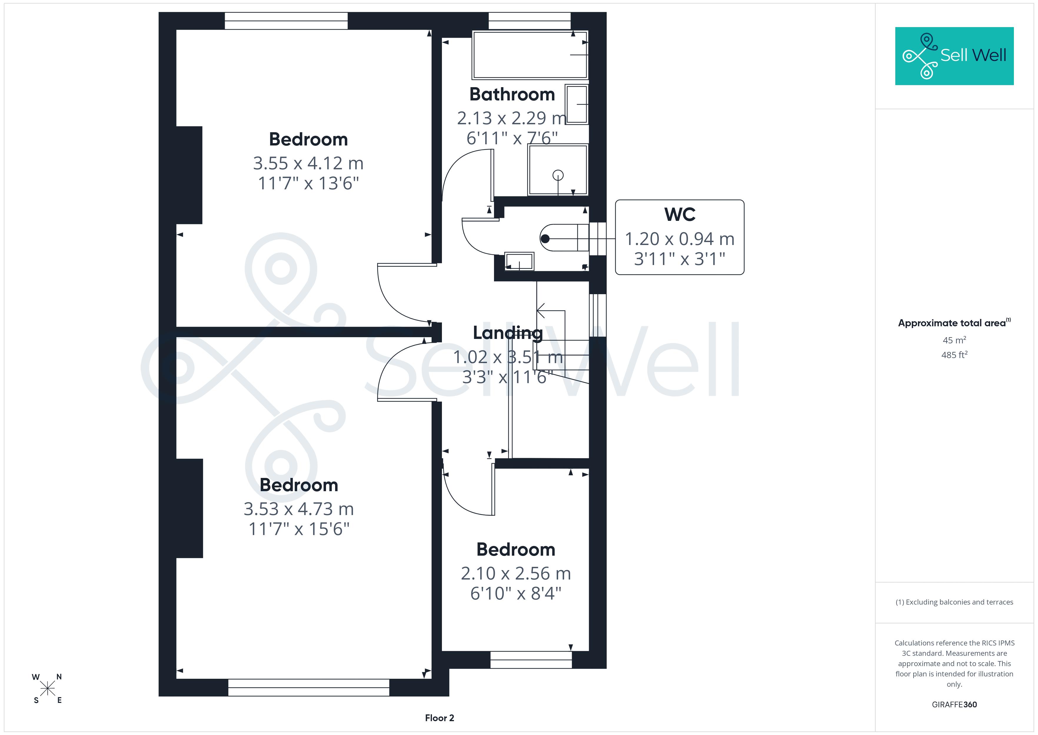 128, Newearth Road, Manchester floorplan
