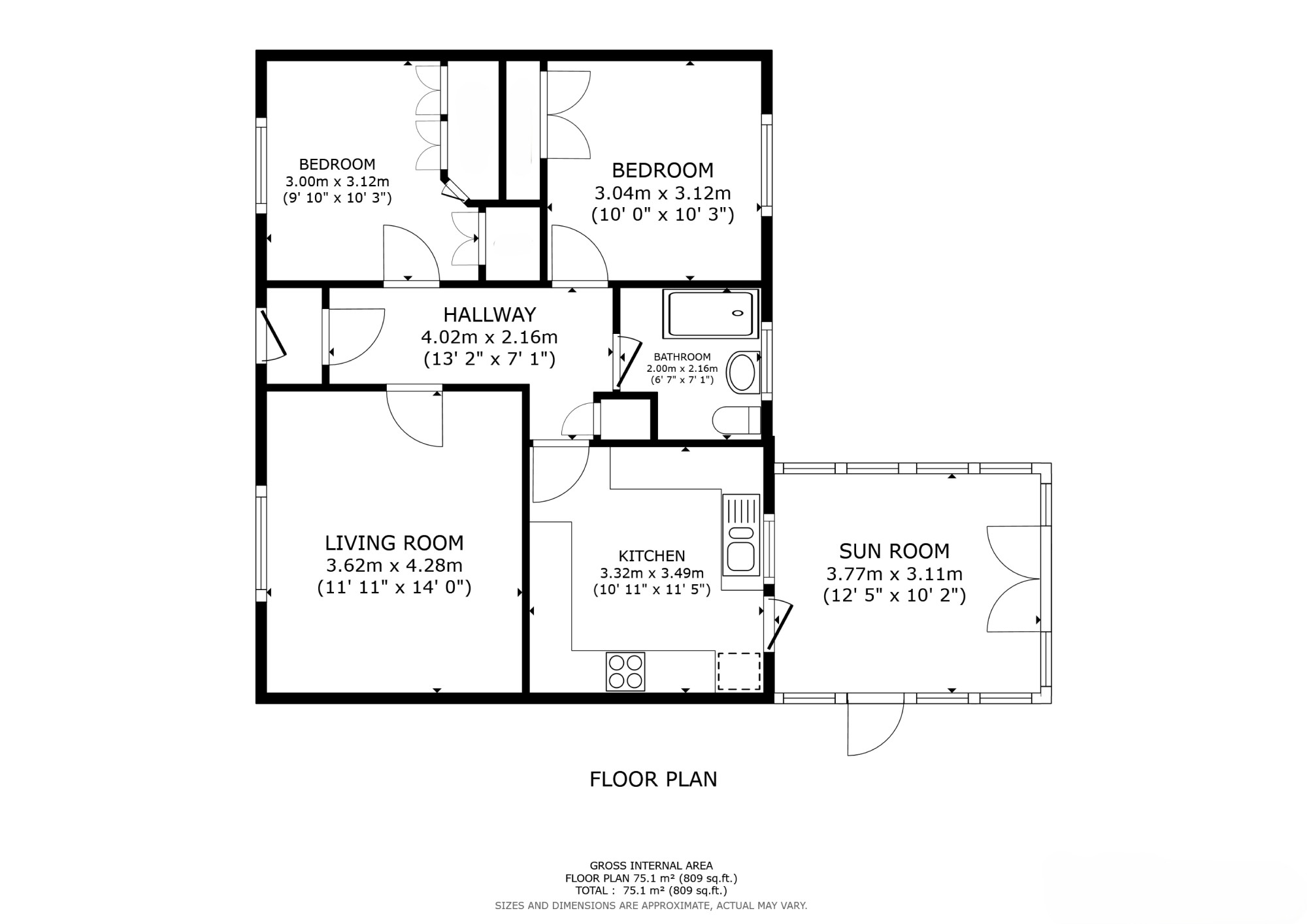 Ellingham Lodge,, Kingsnorth Road, Ashford floorplan
