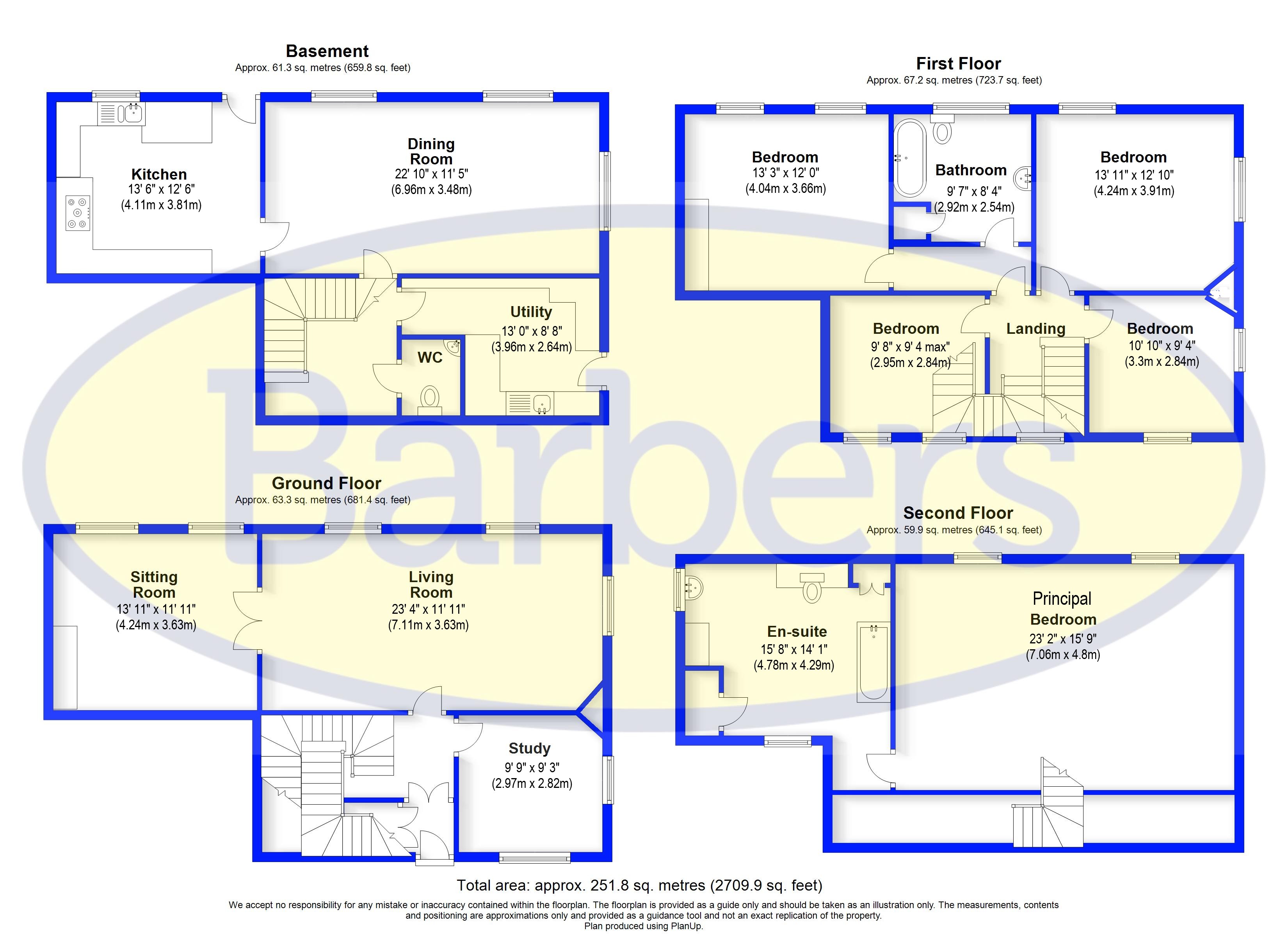 The Old Grammar School, Phoenix Bank, Market Drayton floorplan