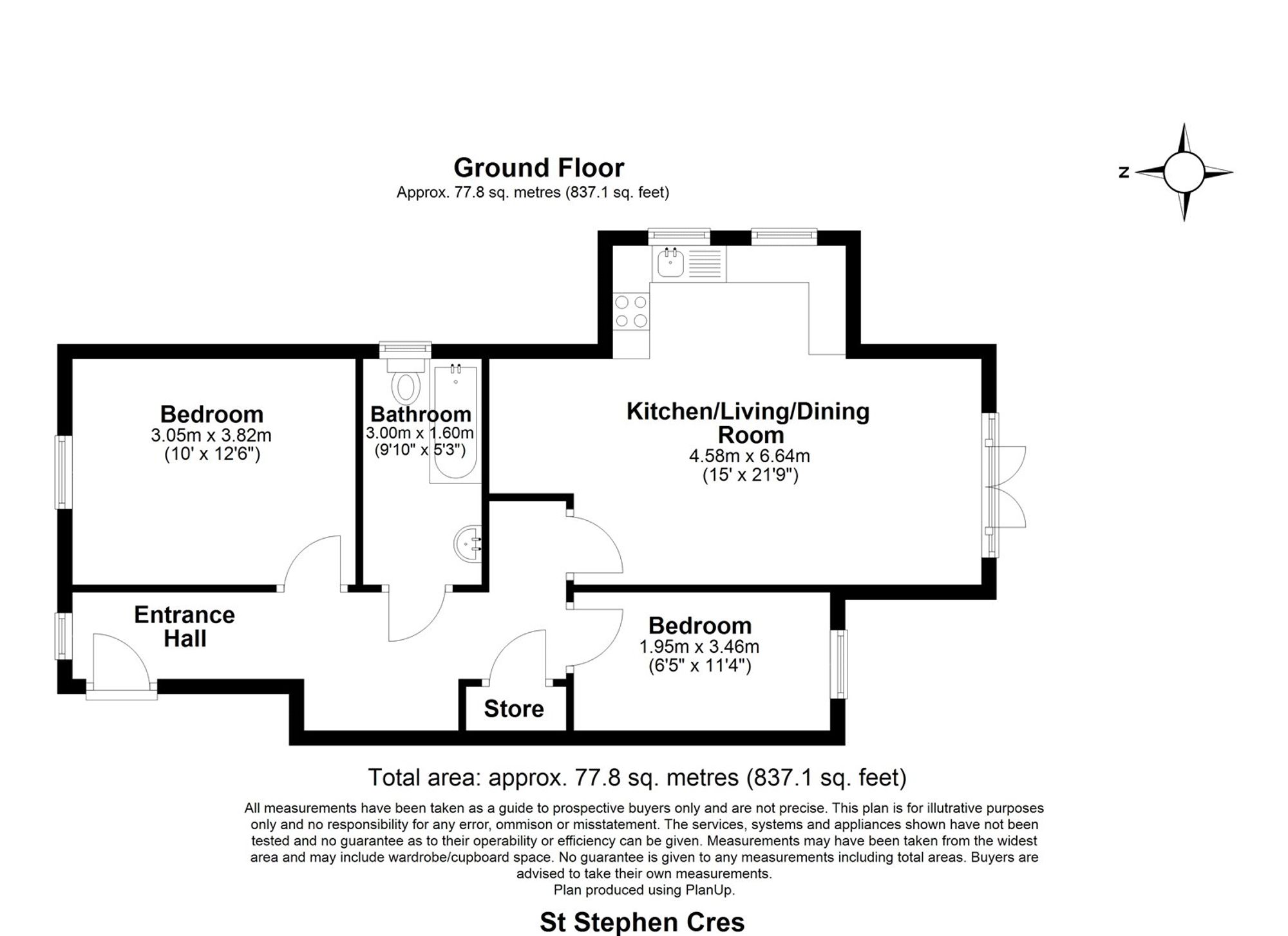 2 St. Stephens Crescent, Grays floorplan