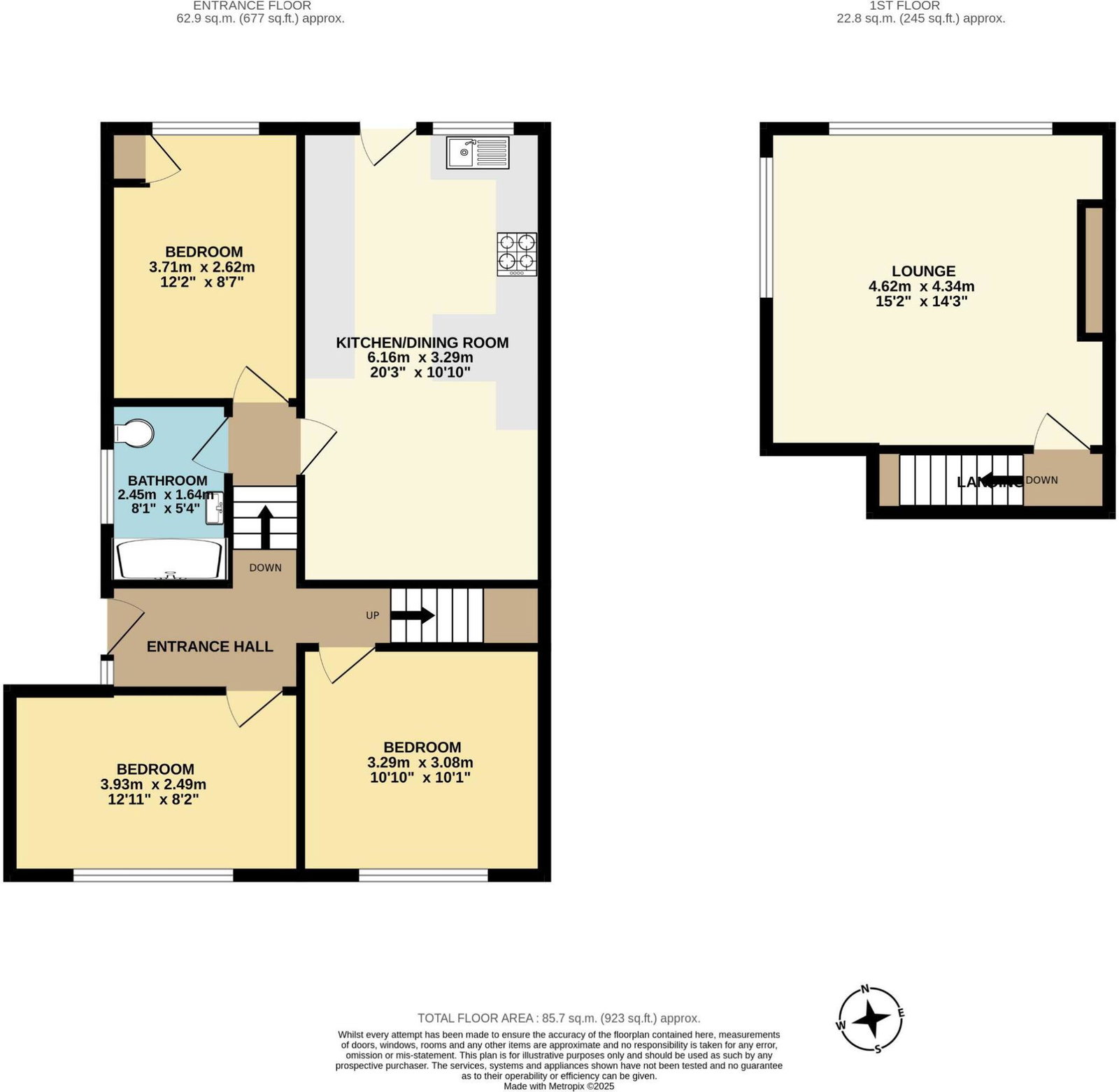 74, Primley Park, Paignton floorplan