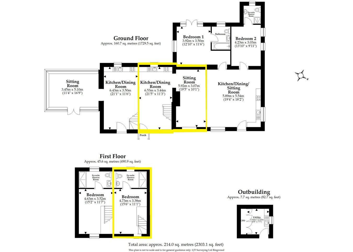 Sopley Cottages, Christchurch floorplan