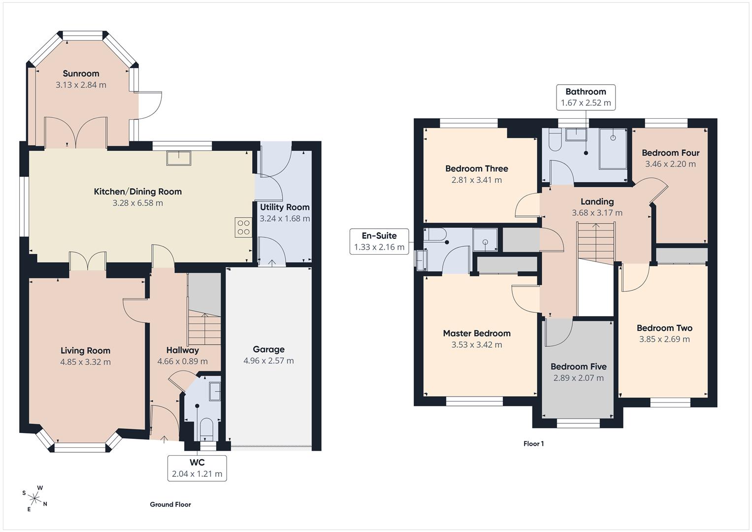 16, Knights Templar Way, Coventry floorplan