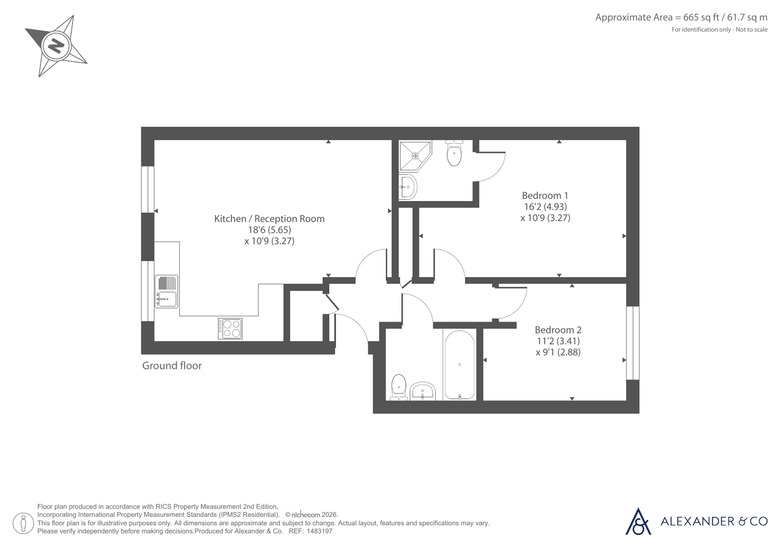 63, Kiln Way, Bedfordshire floorplan