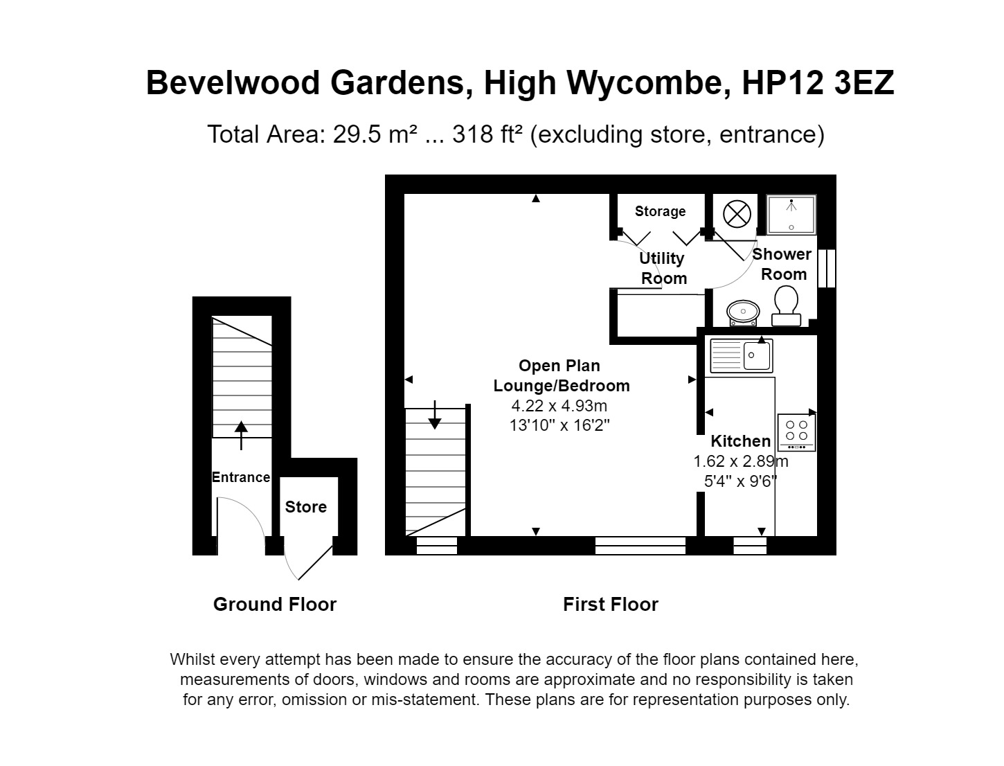 2, Bevelwood Gardens, High Wycombe floorplan