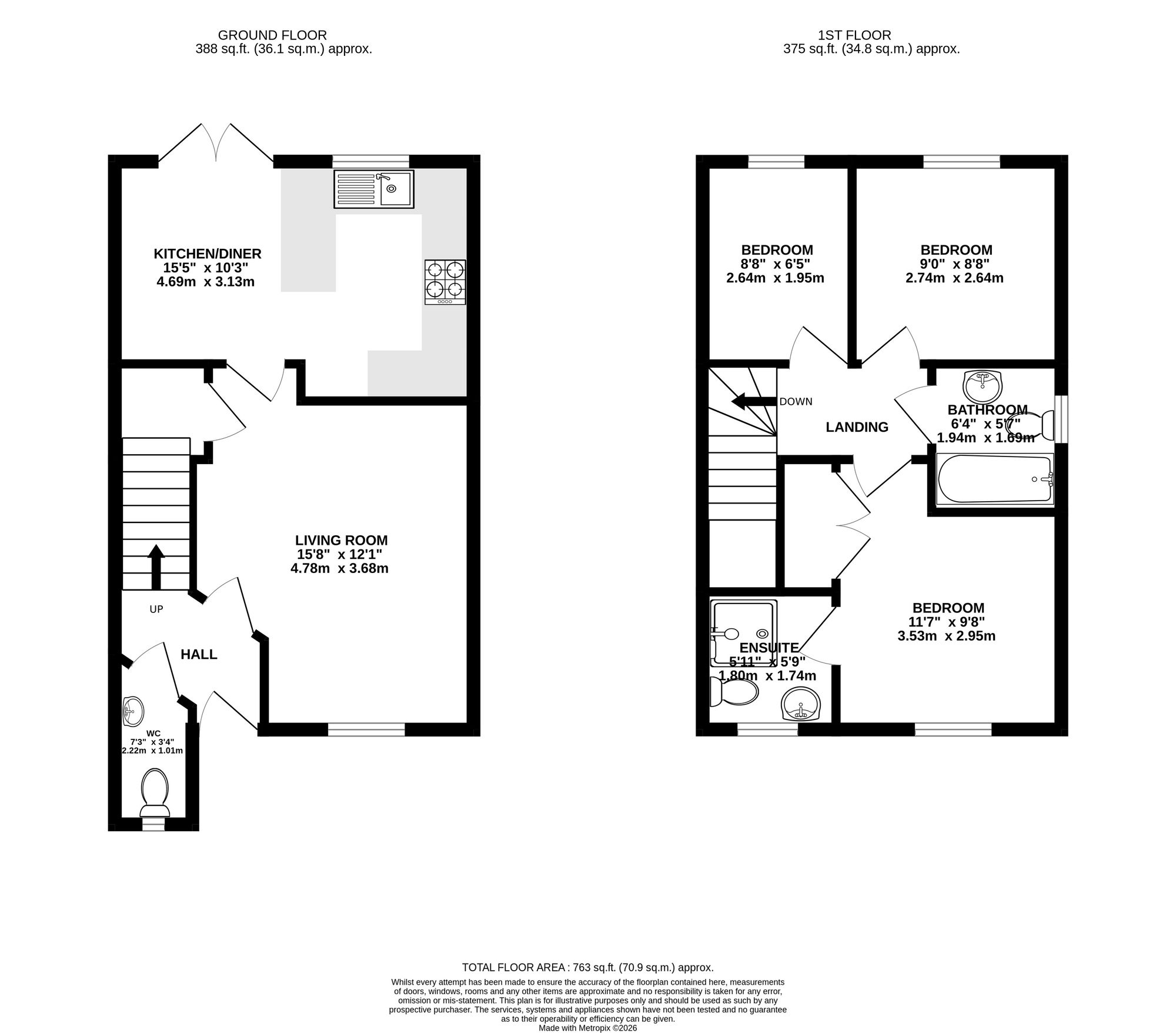 142 Parc Panteg, Pontypool floorplan