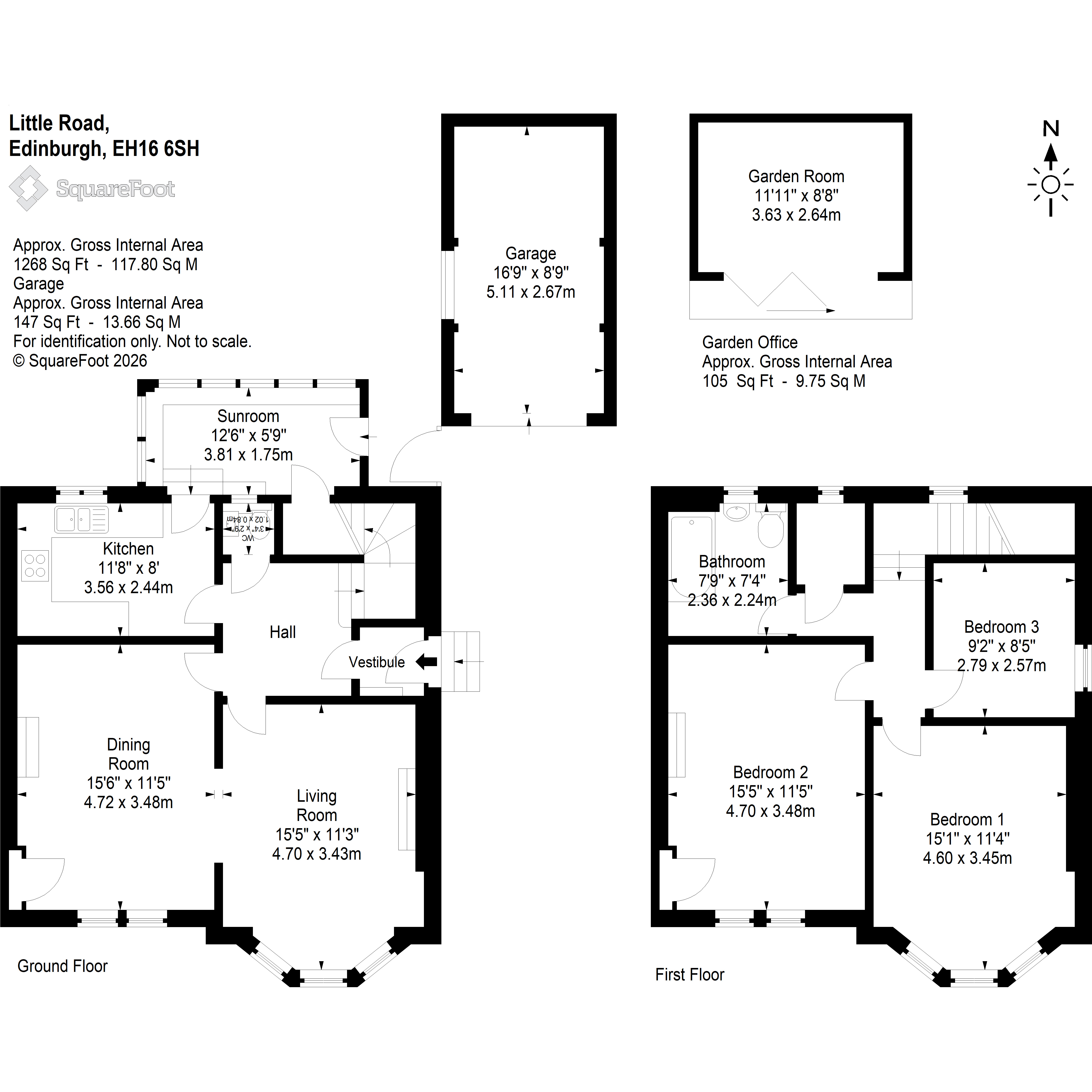 23, Little Road, Edinburgh floorplan