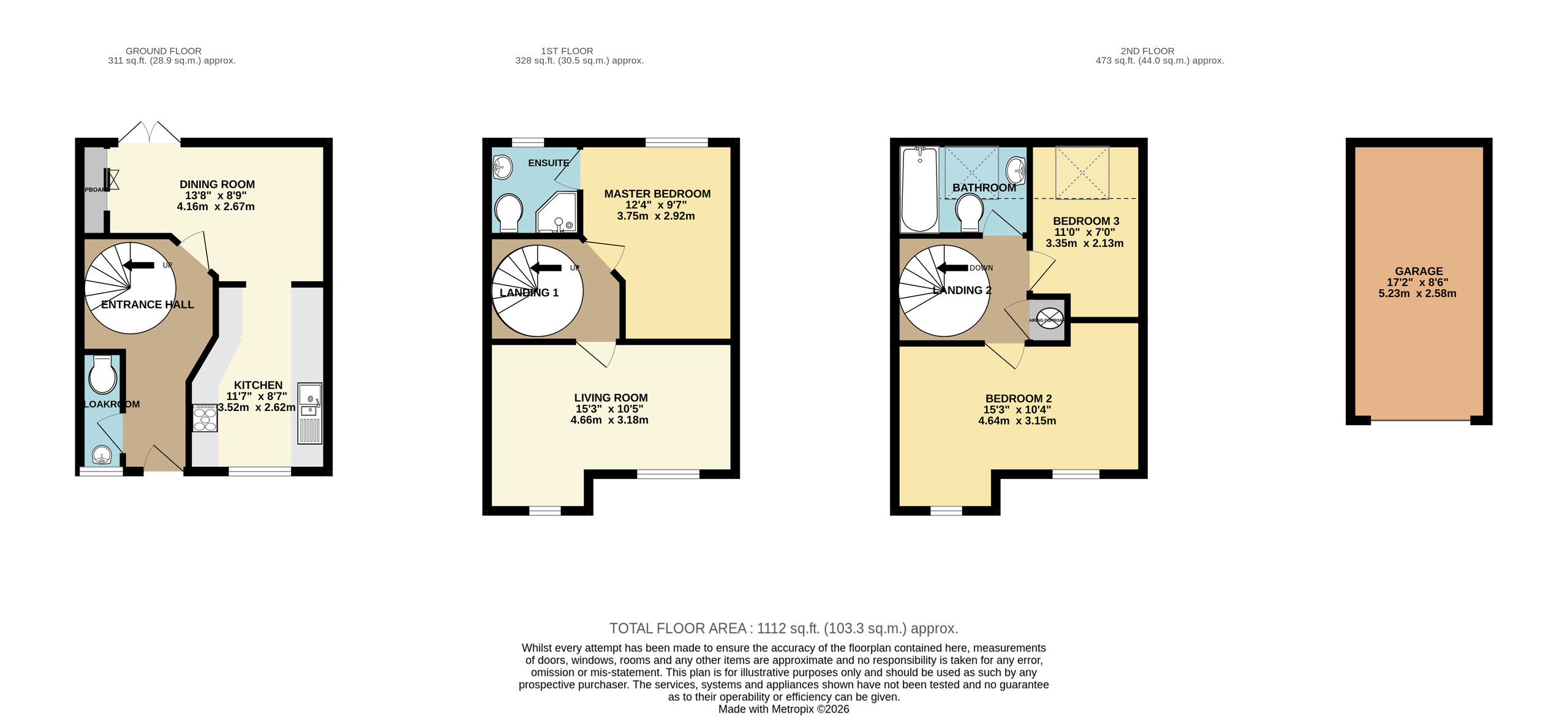 53 Trinity Road, Taunton floorplan