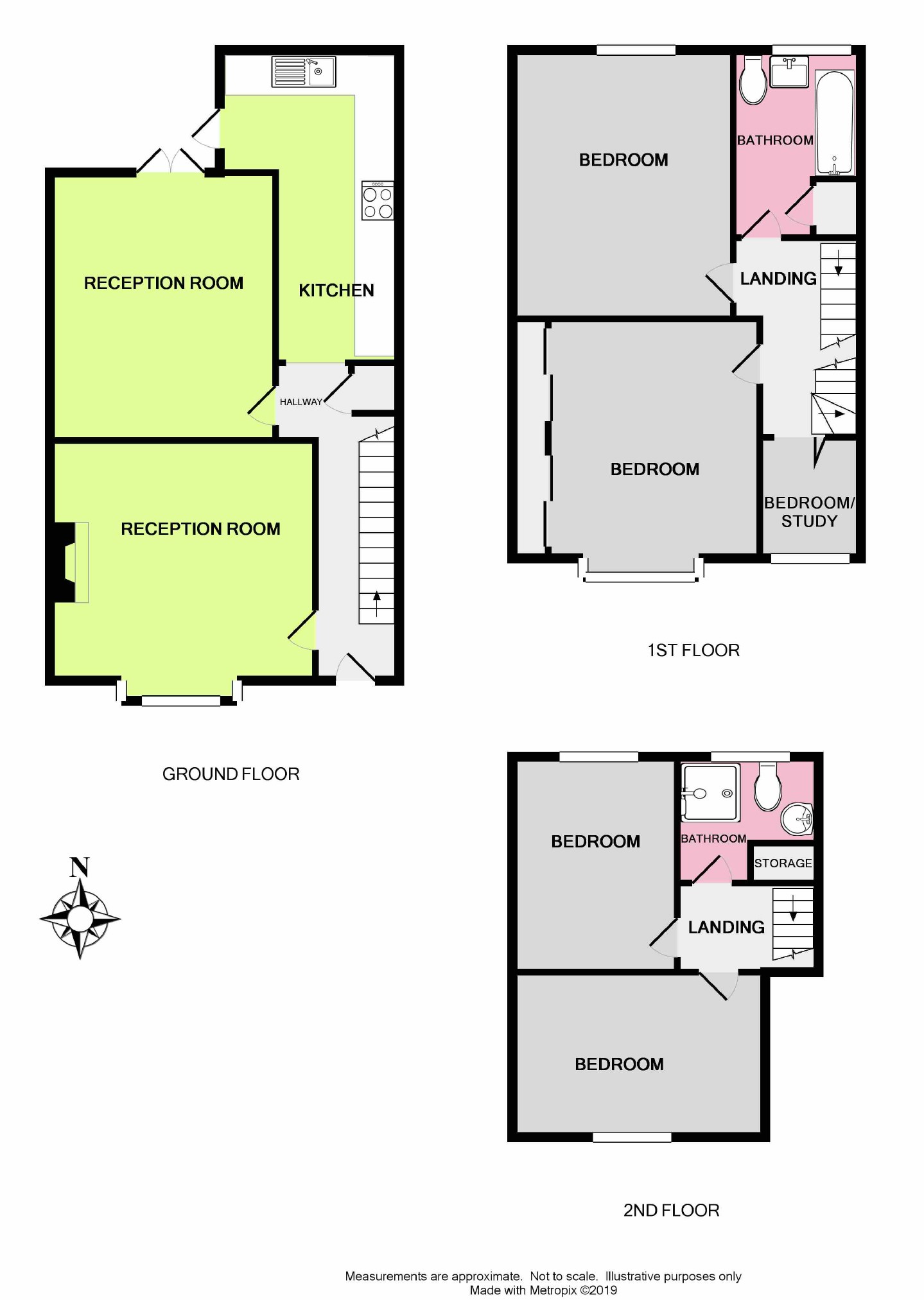 4 Bedrooms Terraced house for sale in Greenland Road, Worthing, West Sussex BN13