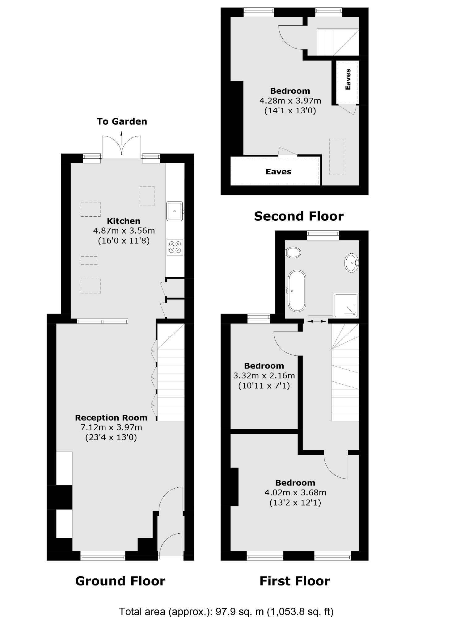 Brunswick Crescent, London N11, 3 bedroom terraced house for sale