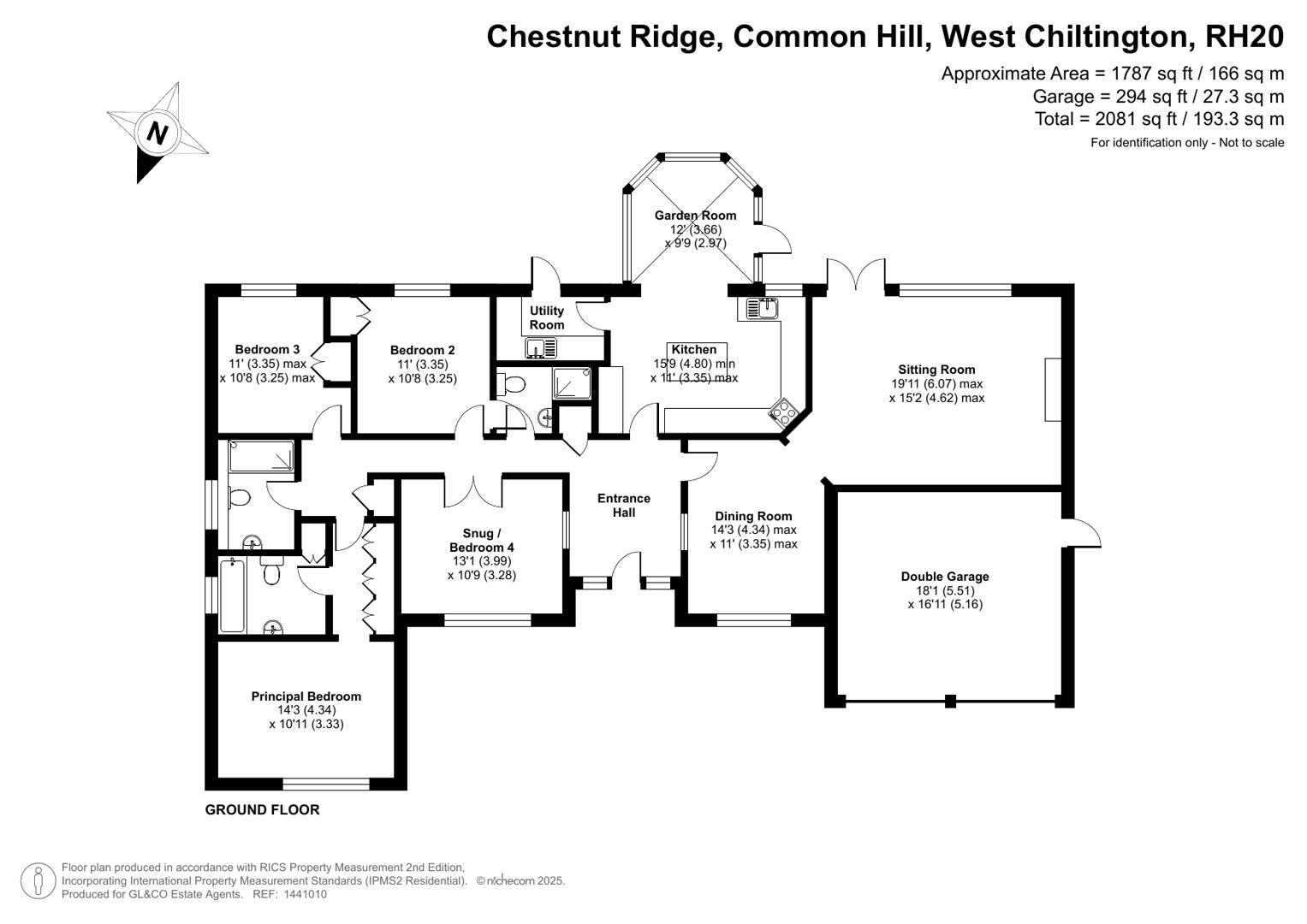 Aesculus, Chestnut Ridge, West Chiltington floorplan