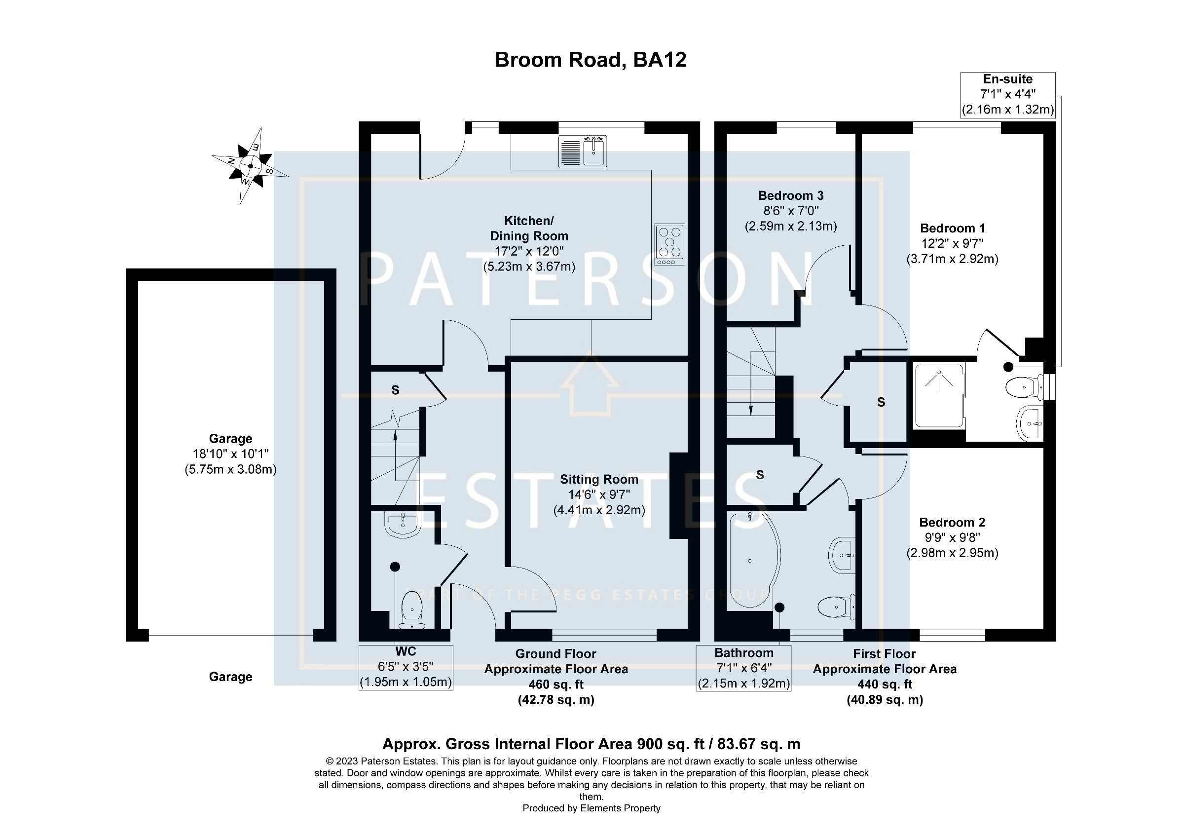 5 Broom Road, Warminster floorplan
