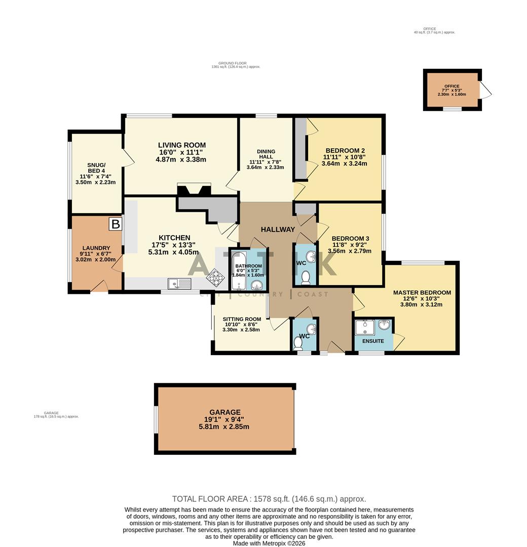 BlythRidge, St. Michaels Way, Halesworth floorplan