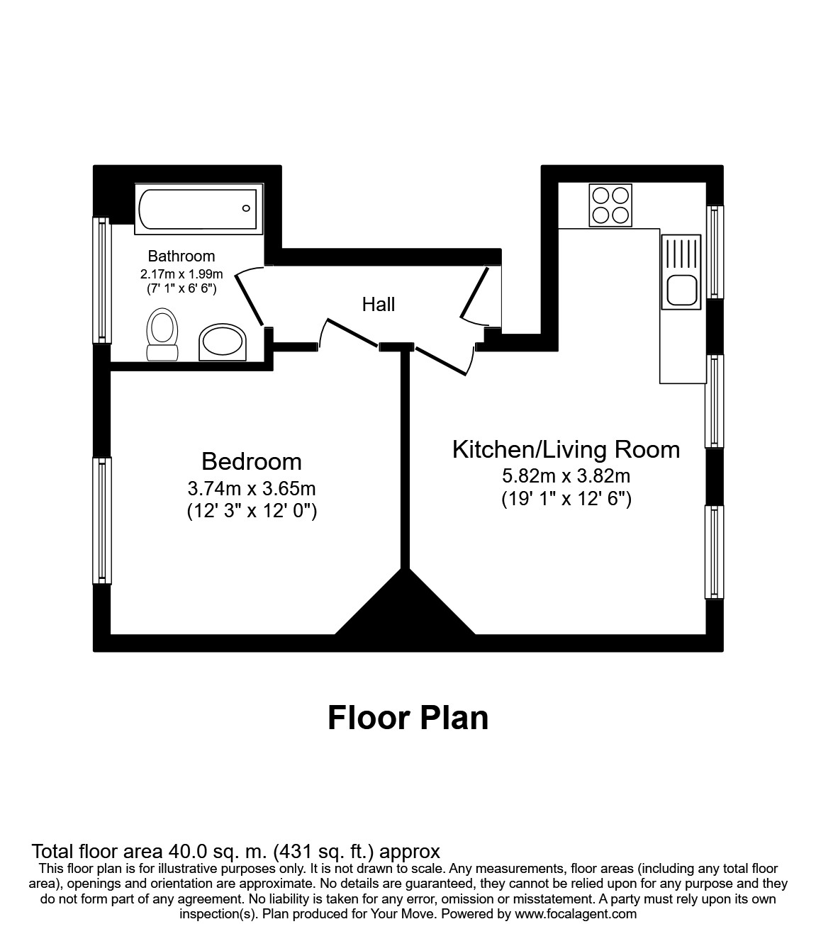 1 bed flat for sale in Chiltern Drive, Berrylands, Surbiton KT5 Zoopla