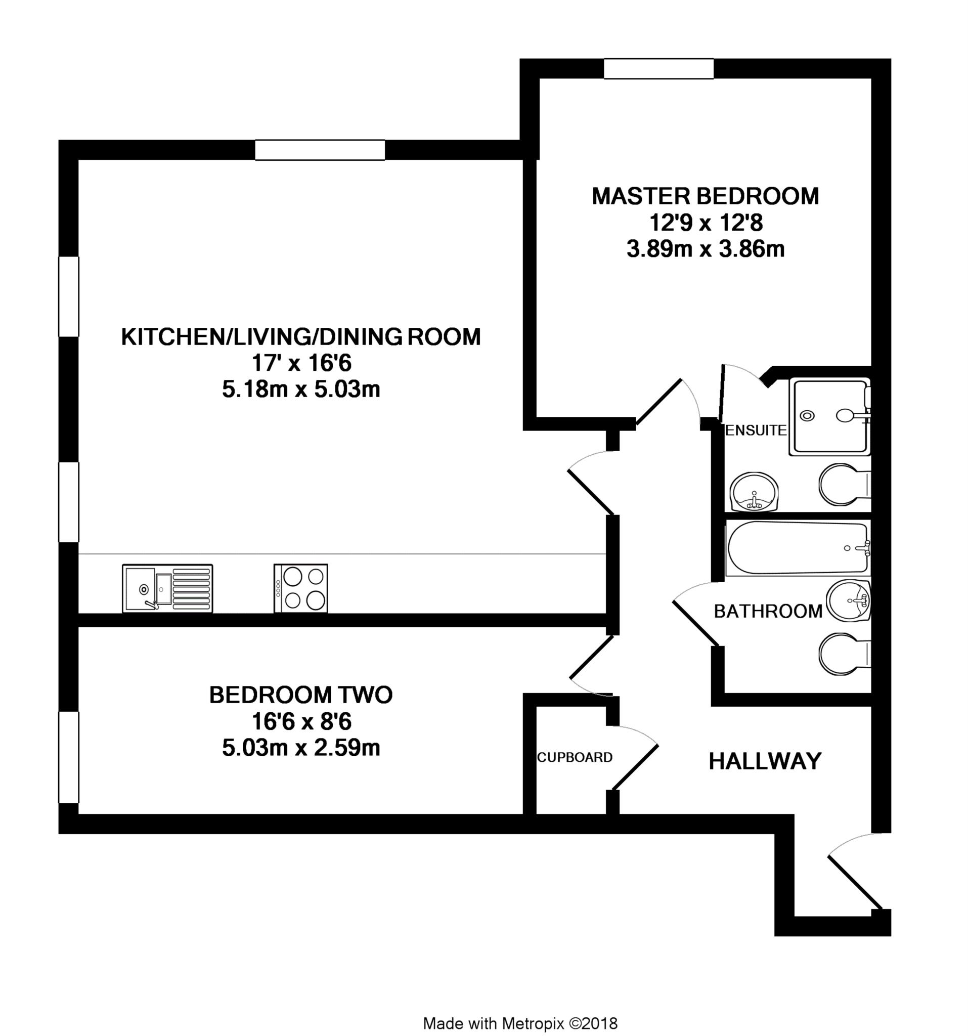 2 Bedrooms Flat for sale in Fleming Place, Bracknell RG12