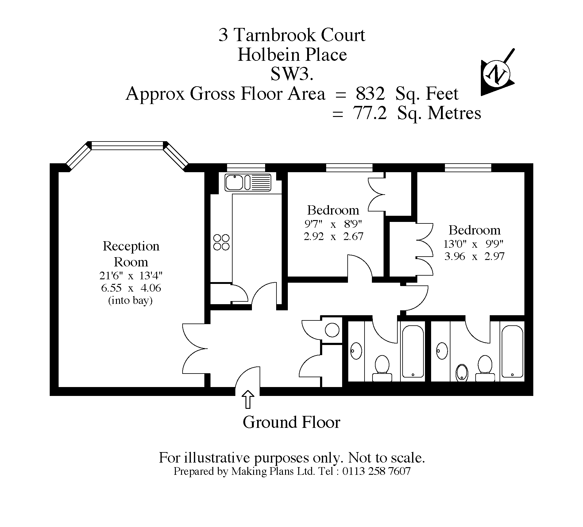 2 Bedrooms Flat to rent in Holbein Place, London SW1W