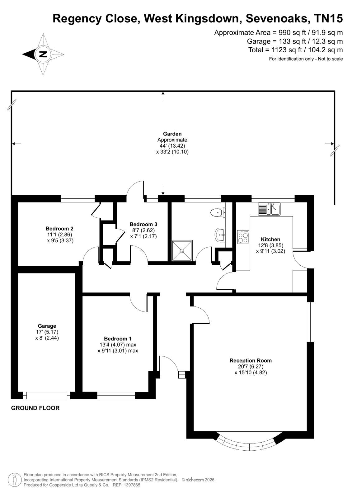 6, Regency Close, Sevenoaks floorplan