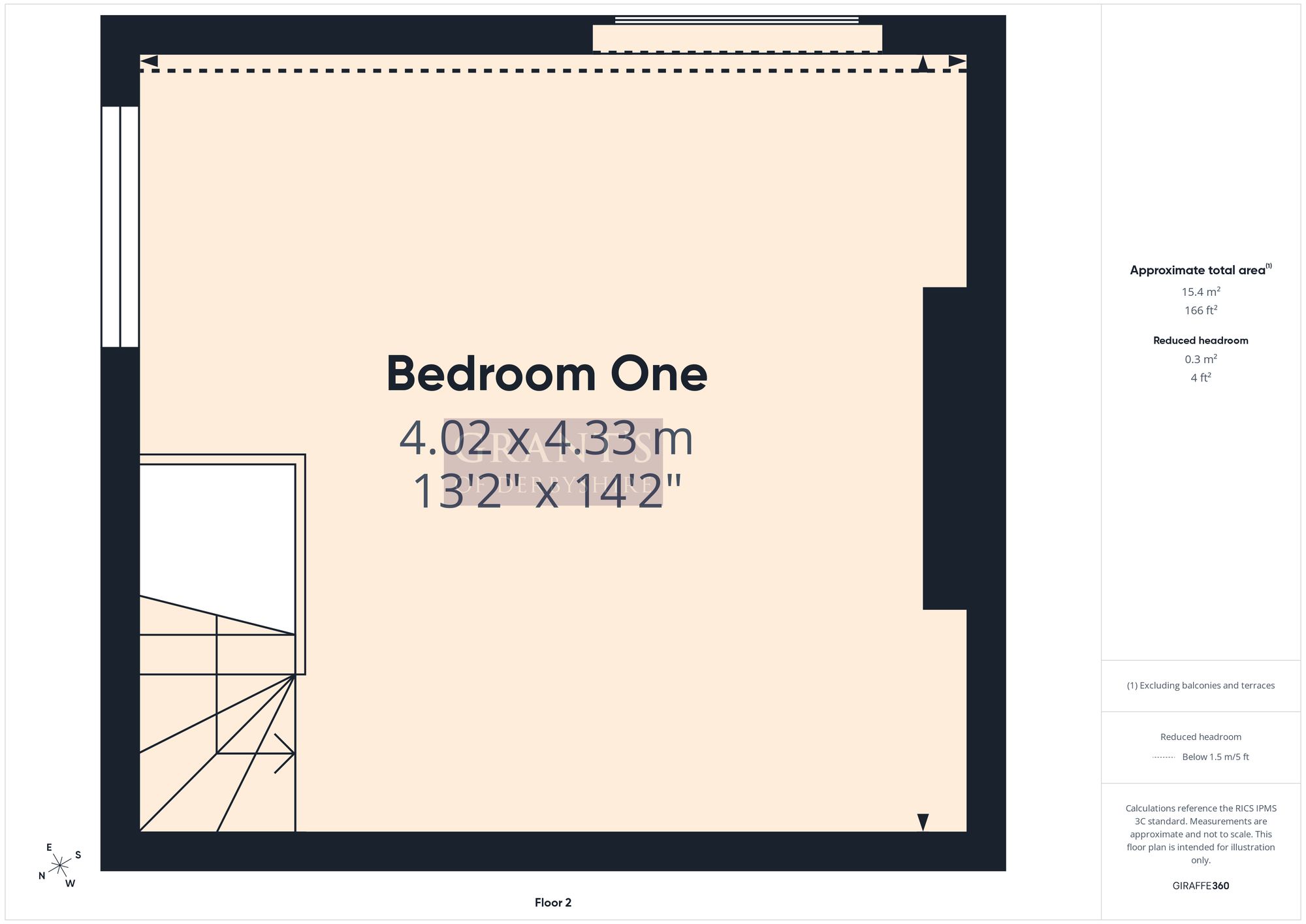 142 The Hill, Matlock floorplan
