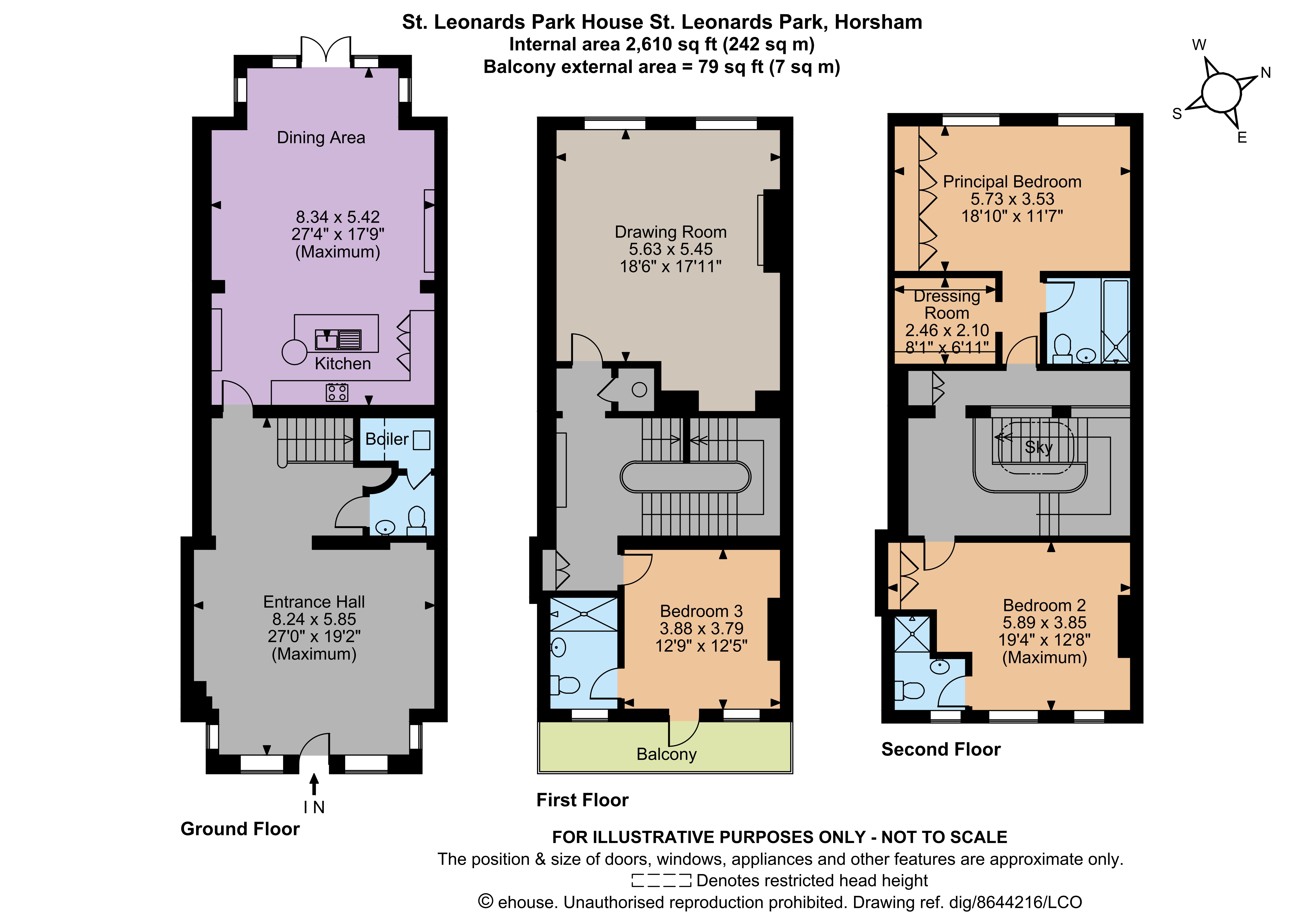 2 St. Leonards Park House,, St. Leonards Park, West Sussex floorplan